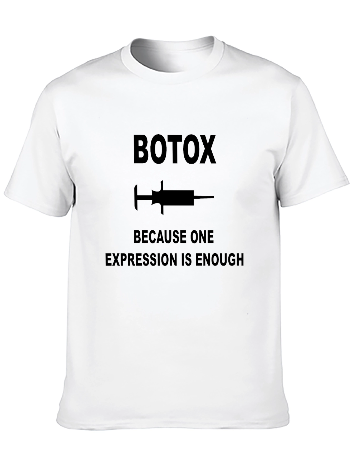 Black Botox Gag Gift T-Shirt view 10