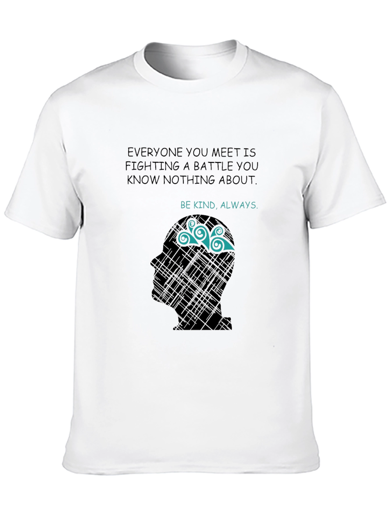 Black Kindness Quote T-Shirt - Be Kind Always view 10