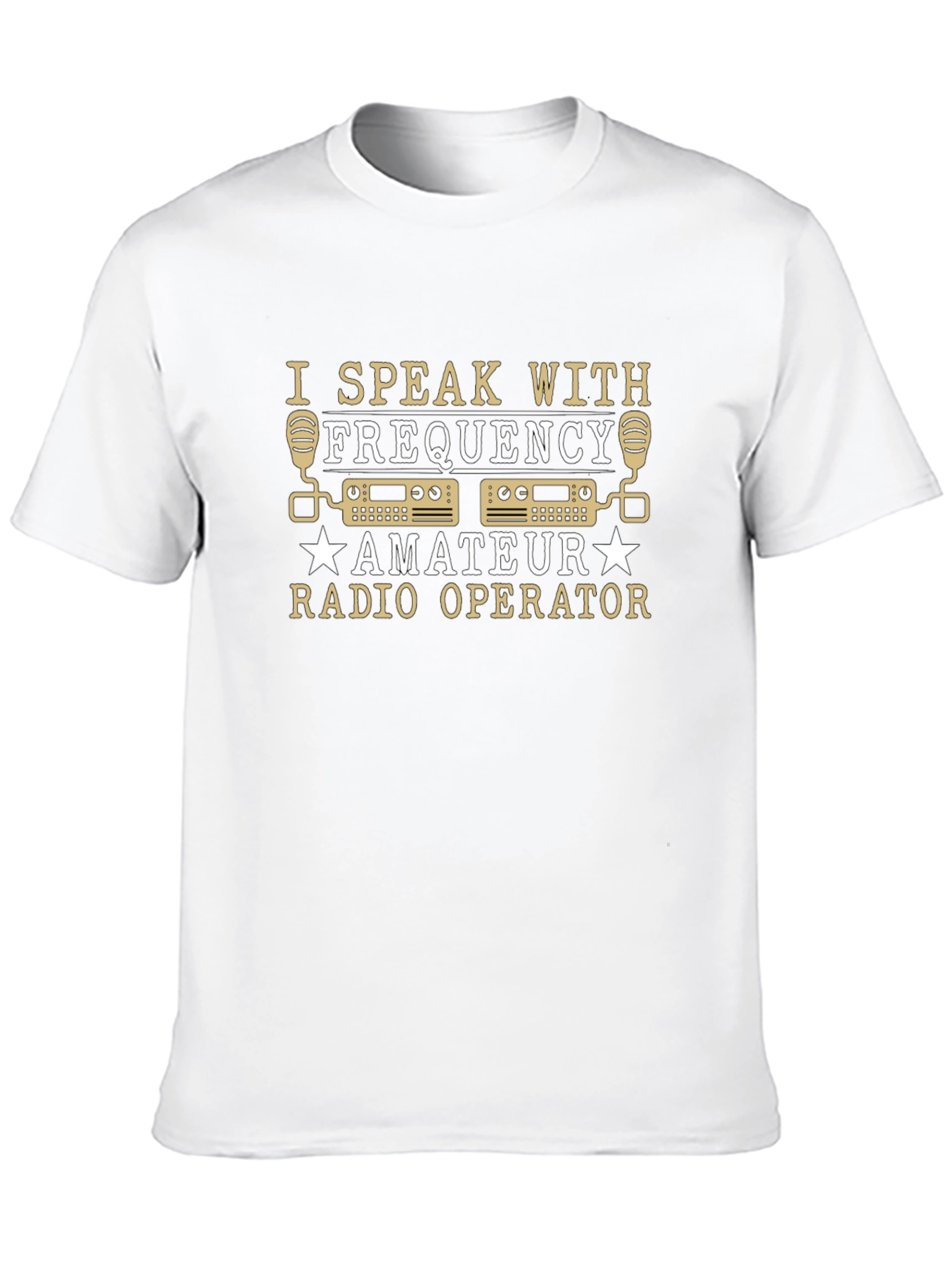 Black Amateur Radio Operator T-Shirt Speak With Frequency Ham Radio Gift view 10