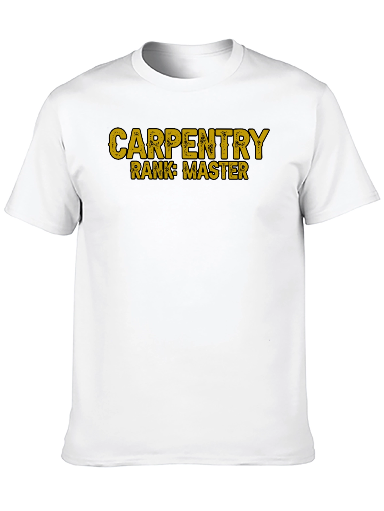 Black Carpentry Master Rank T-Shirt view 10