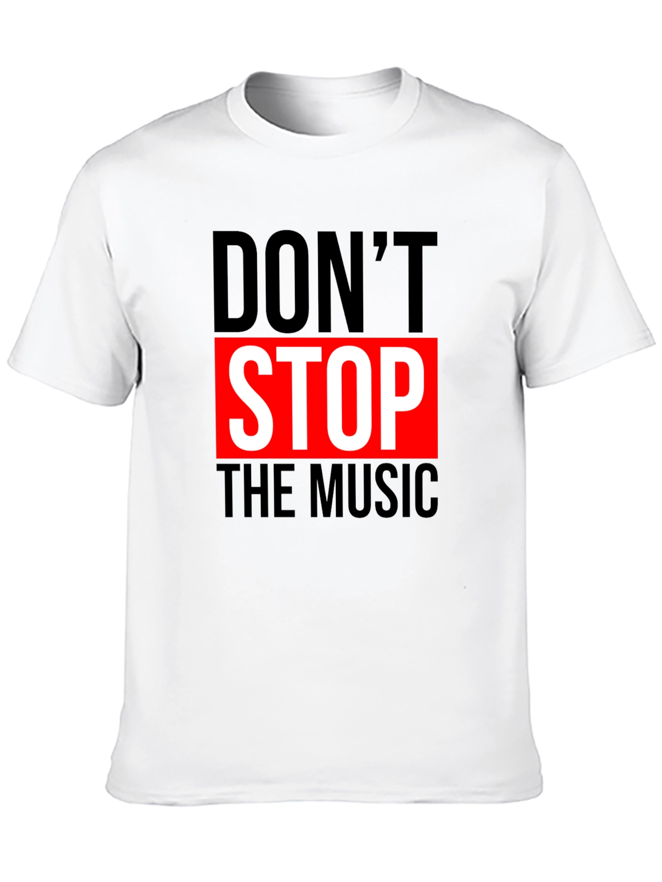 Black Don't Stop the Music Graphic T-Shirt view 10