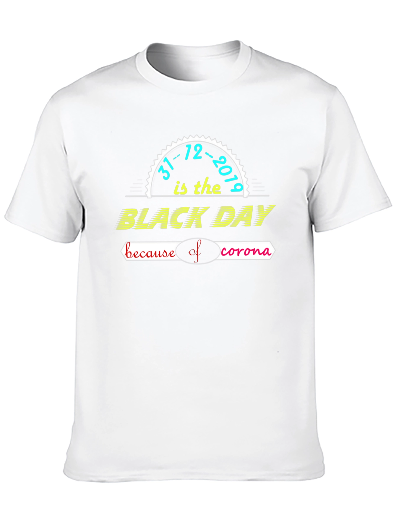 Black Black Day Corona Virus Graphic T-Shirt view 10