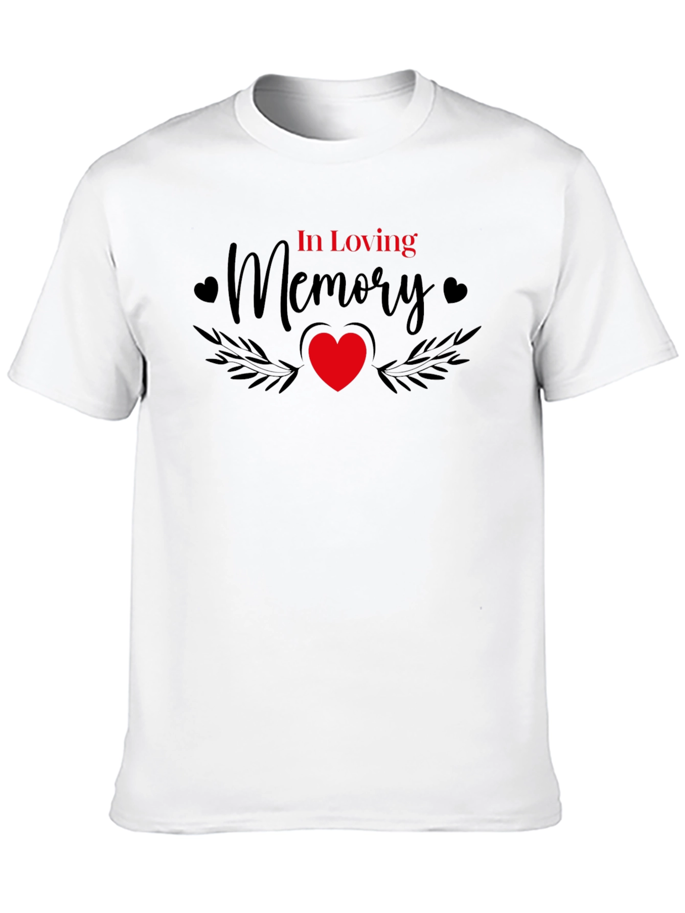 Black In Loving Memory Graphic T-Shirt view 10