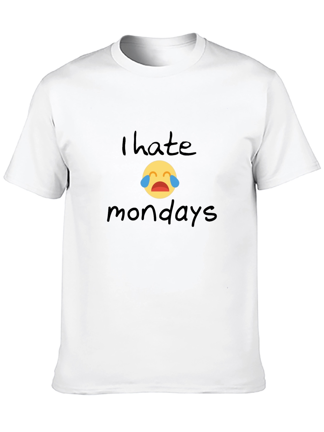 Black I Hate Mondays Graphic Tee - Unisex Black T-Shirt view 10