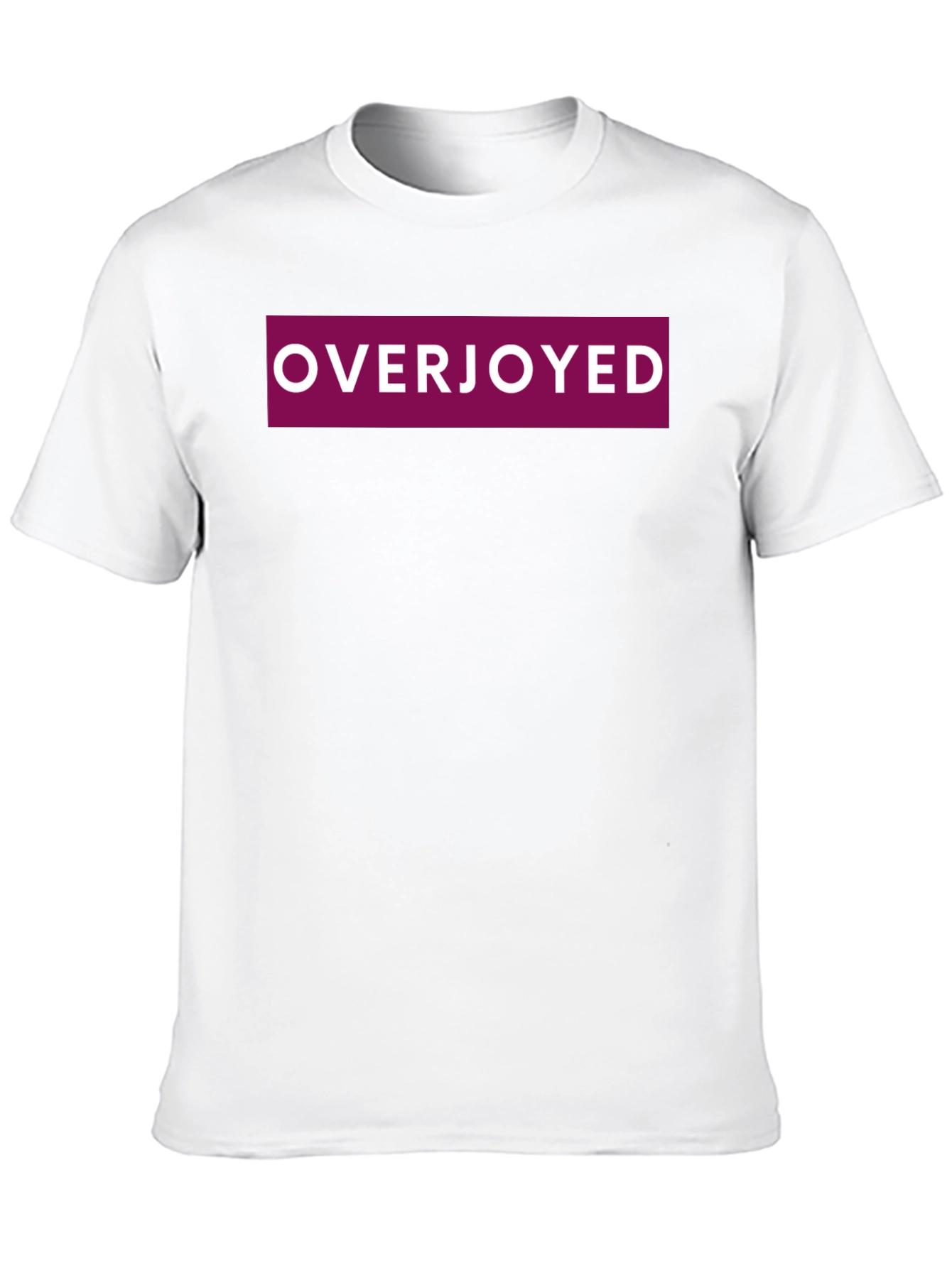 Black Overjoyed Graphic Tee - Classic Comfort view 10