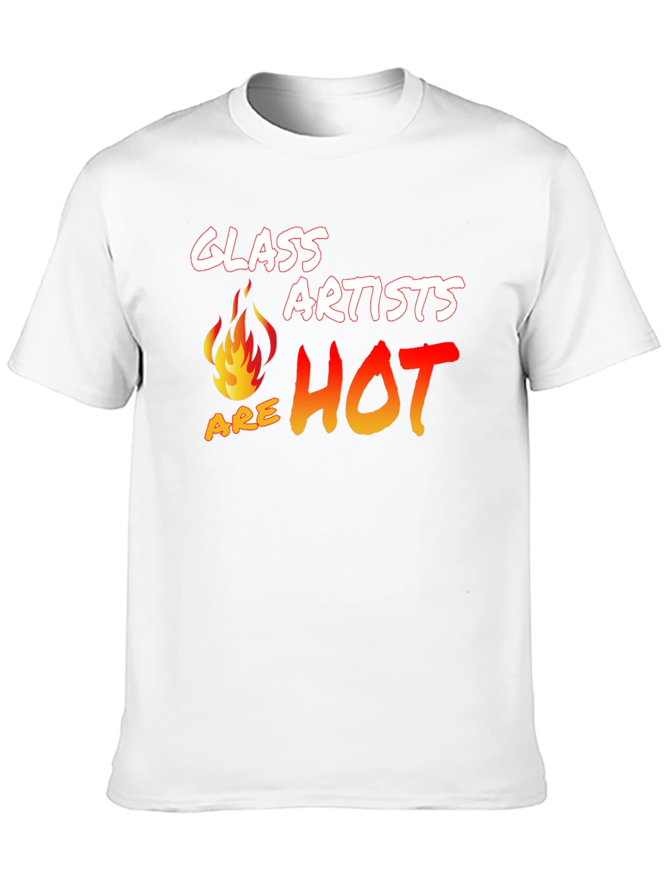 Black Glass Artists Are Hot T-Shirt view 10
