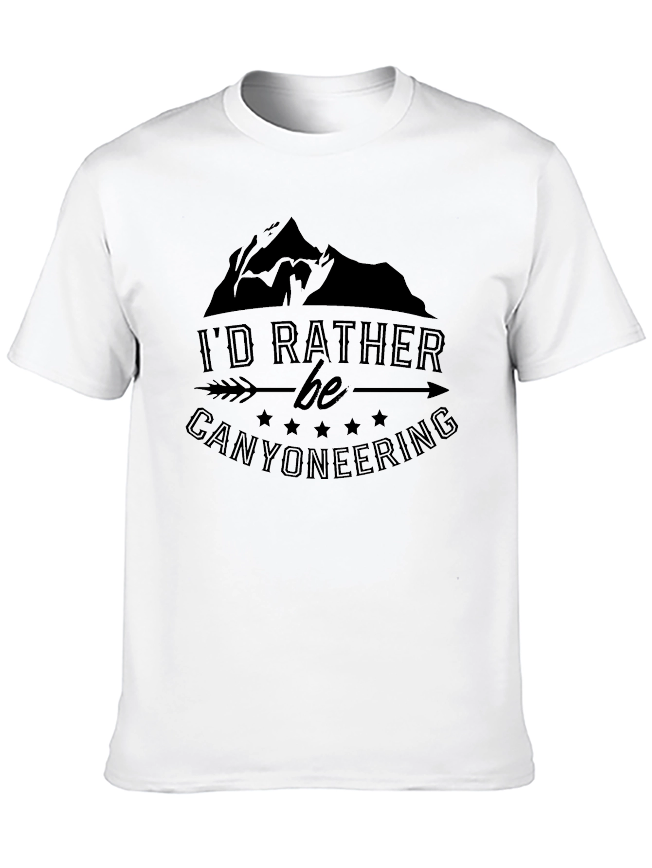 Black Canyoneering T-Shirt - Adventure Awaits! view 10