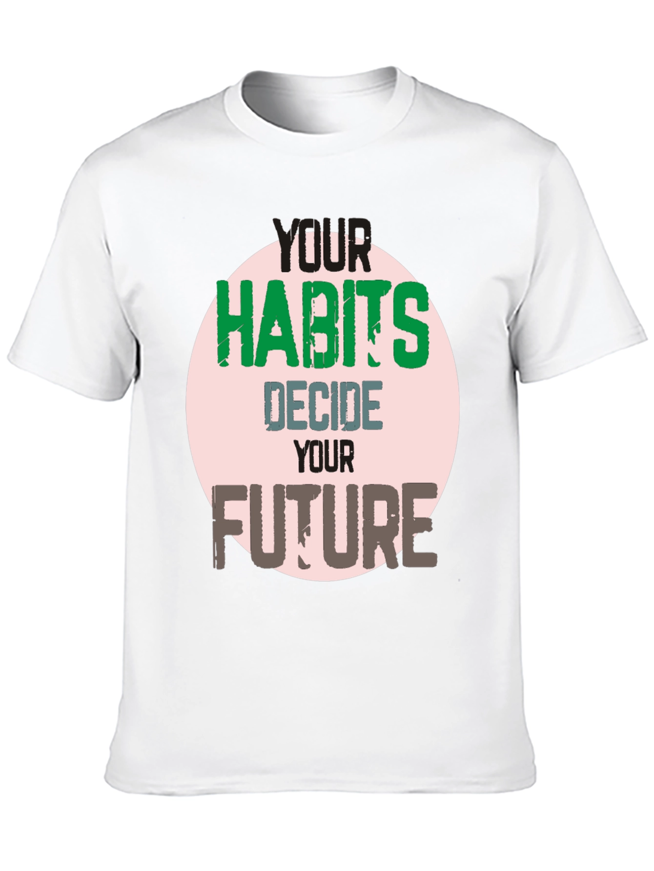Black Habits Decide Future Graphic Tee - Black view 10