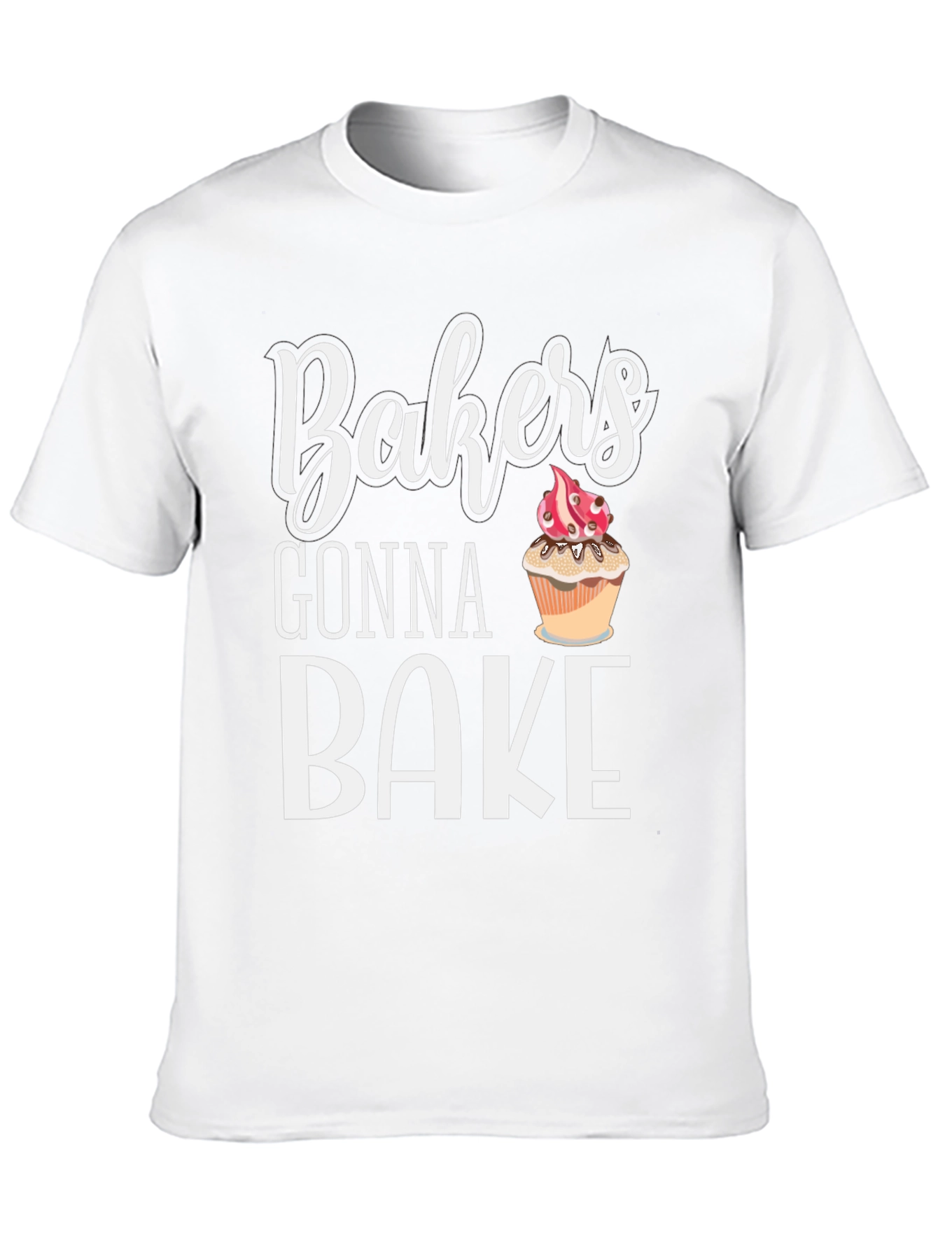 Black Bakers Gonna Bake T-Shirt Cupcake Baking Tee view 10