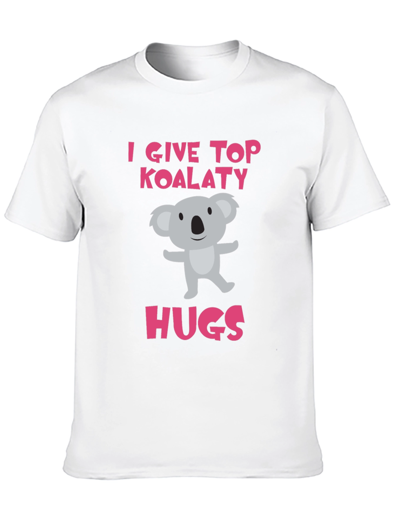 Black Koala-ty Hugs T-Shirt - Cute Animal Tee view 10