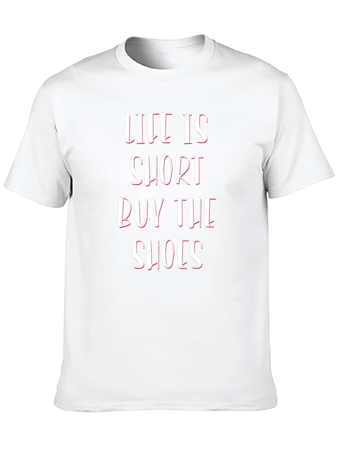 Black Life Is Short Buy The Shoes Graphic T-Shirt view 10