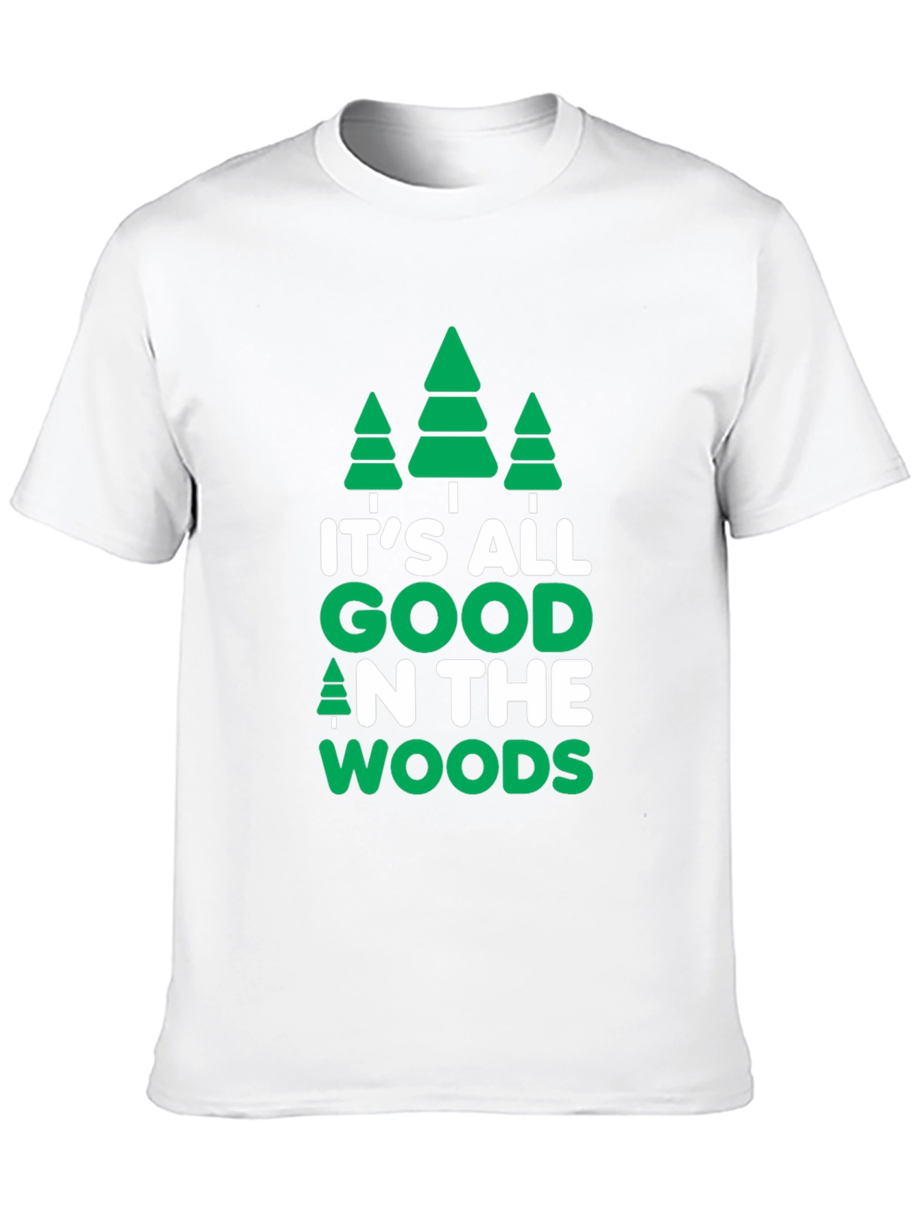 Black It's All Good in the Woods Graphic Tee view 10
