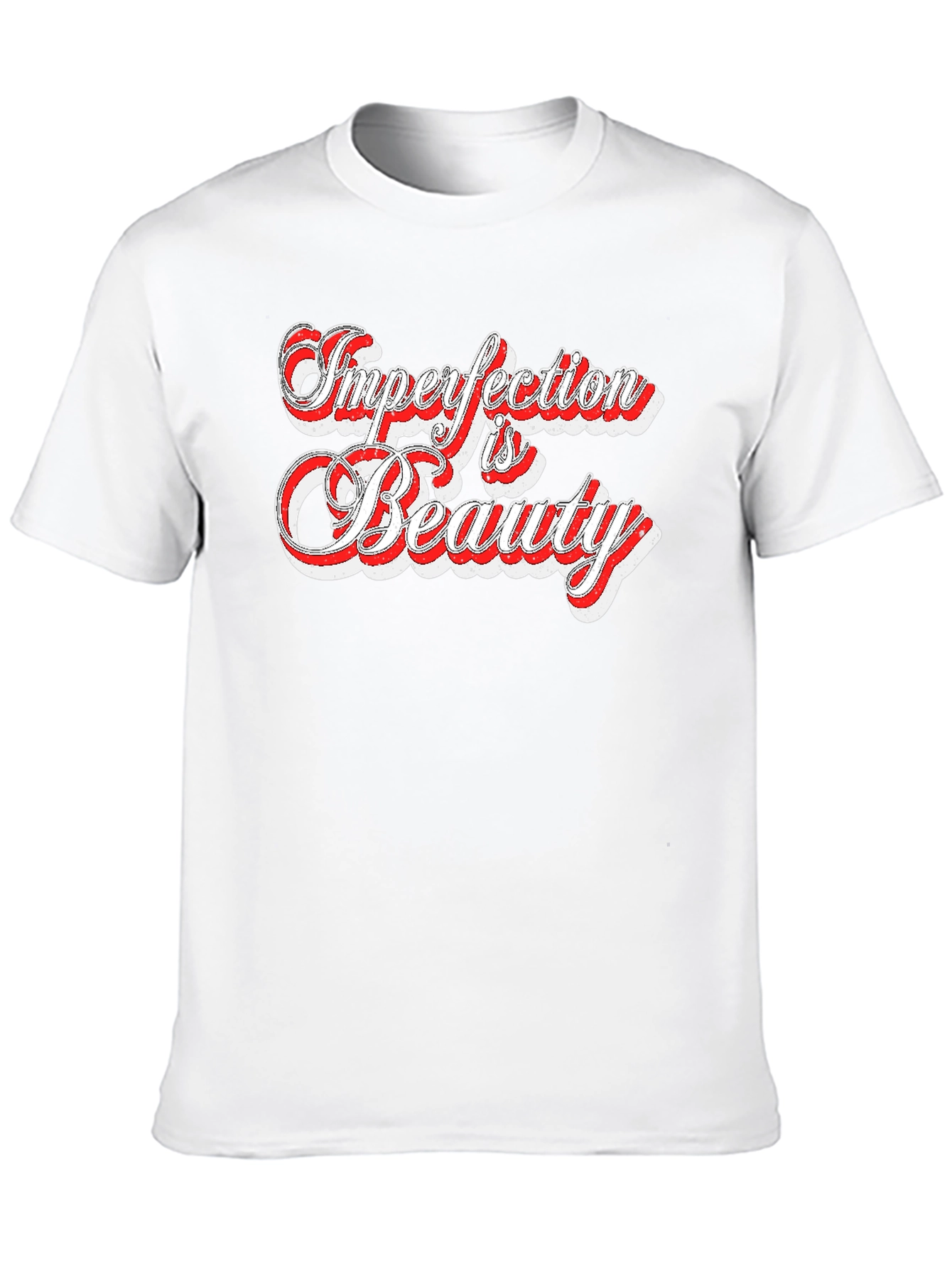 Black Imperfection is Beauty Graphic Tee - Black view 10