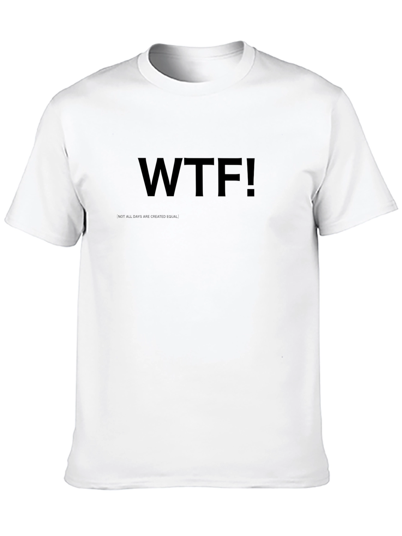 Black WTF! Graphic T-Shirt - Bold Statement Tee view 10