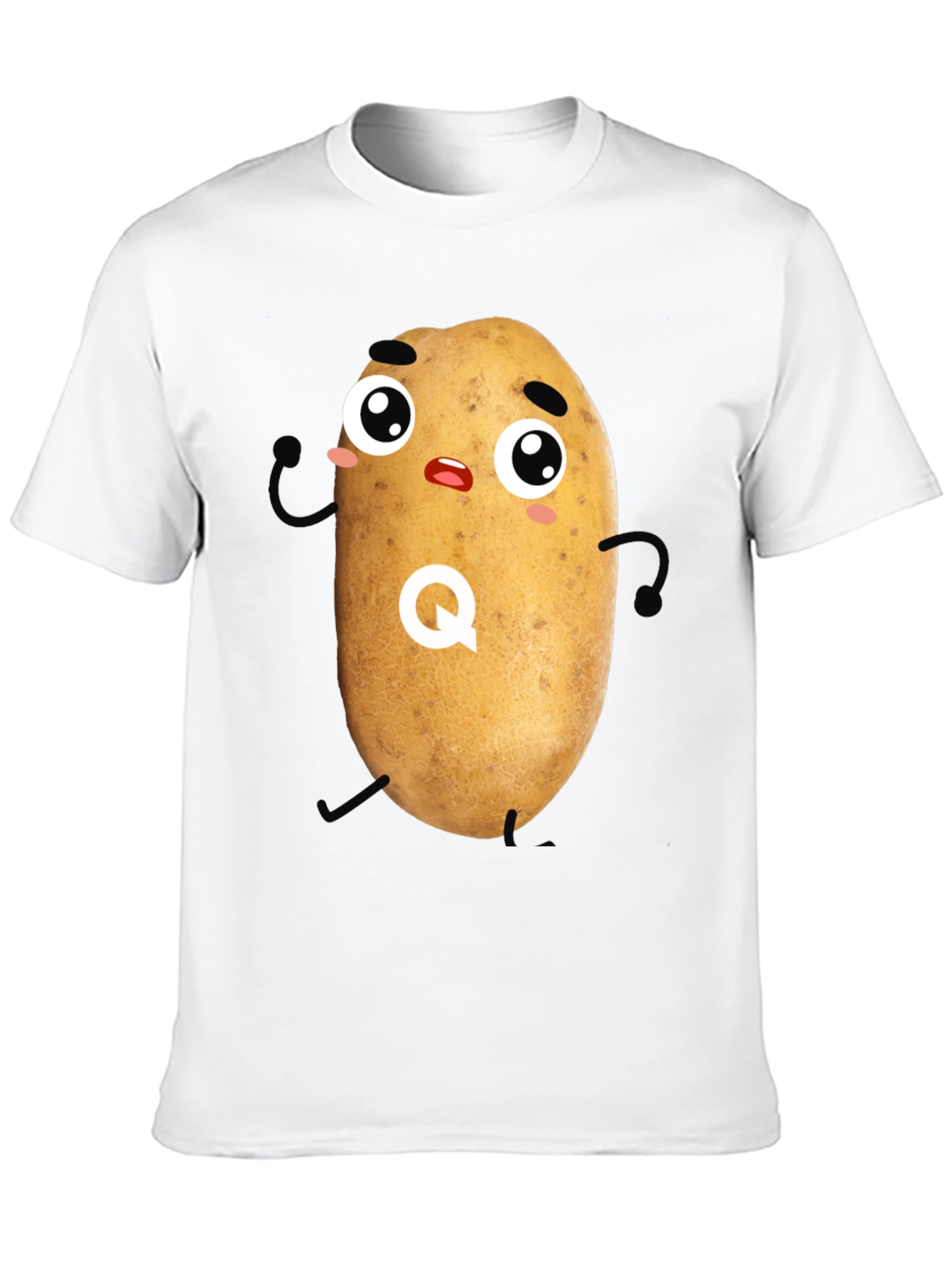 Funny Potato Graphic T-Shirt - Quirky Novelty Tee - 10