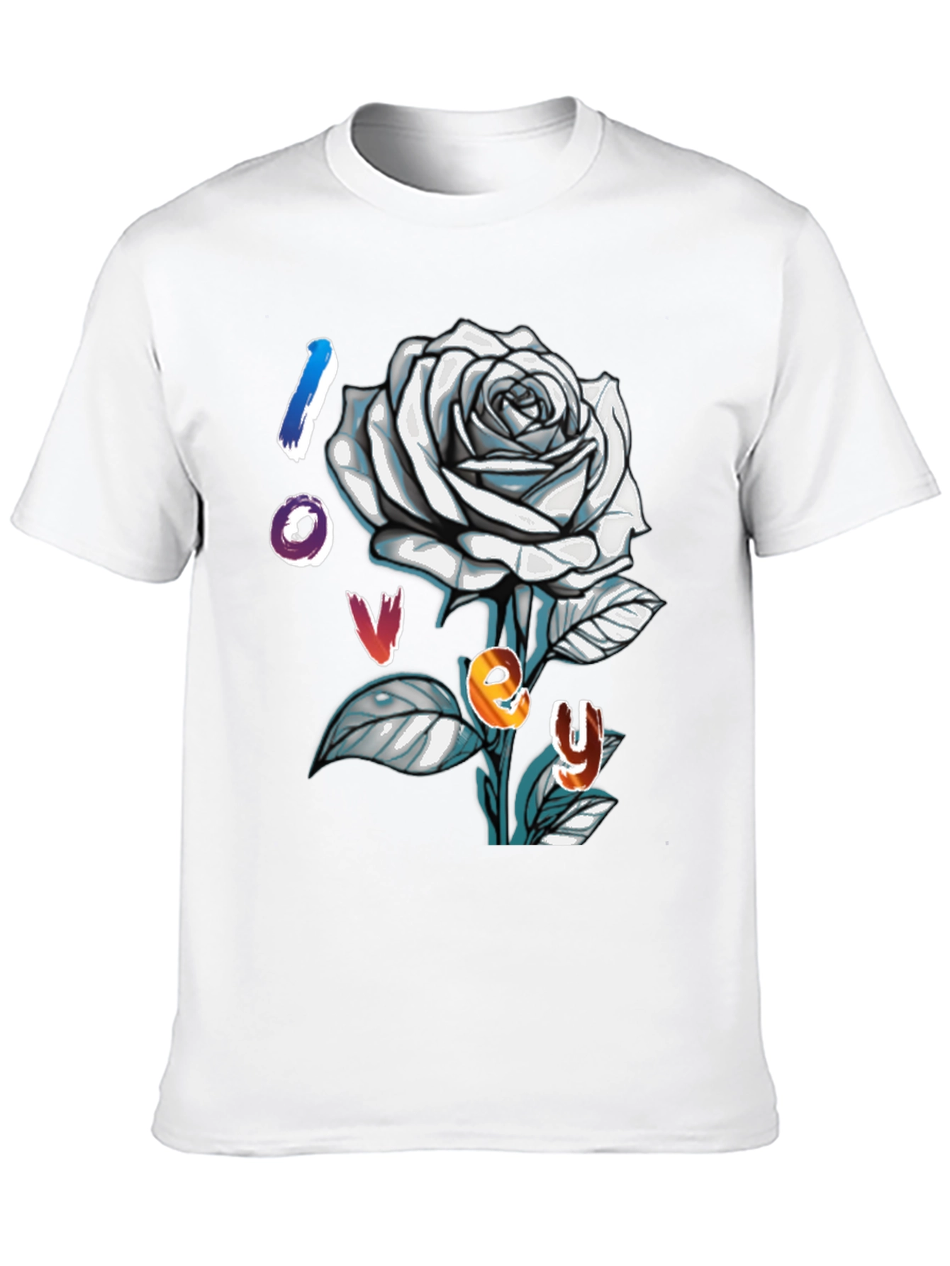 Black Rose Lovey Graphic Tee view 10