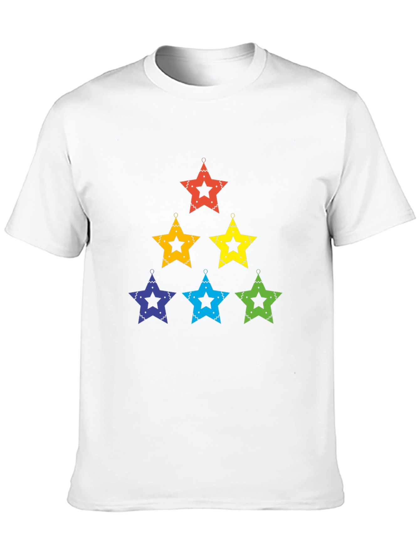Black Rainbow Star T-Shirt view 10