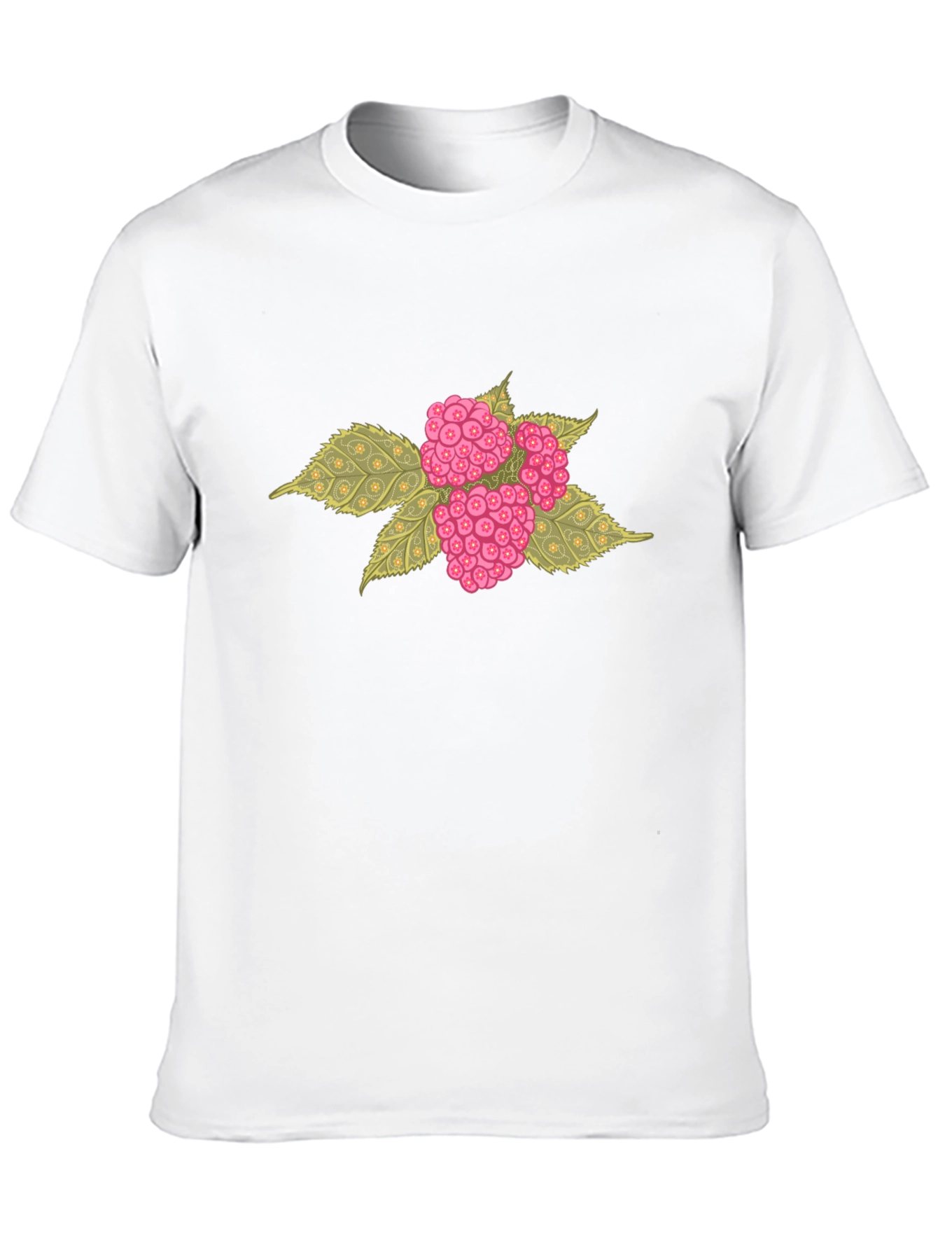 Black Raspberry Graphic Black T-Shirt view 10