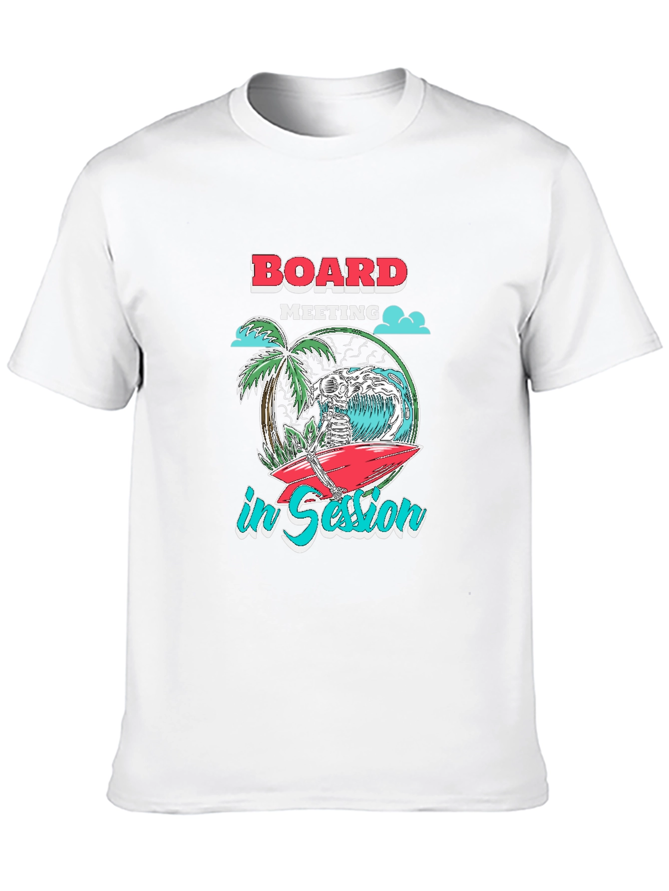 Black Board Meeting in Session Graphic T-Shirt view 10