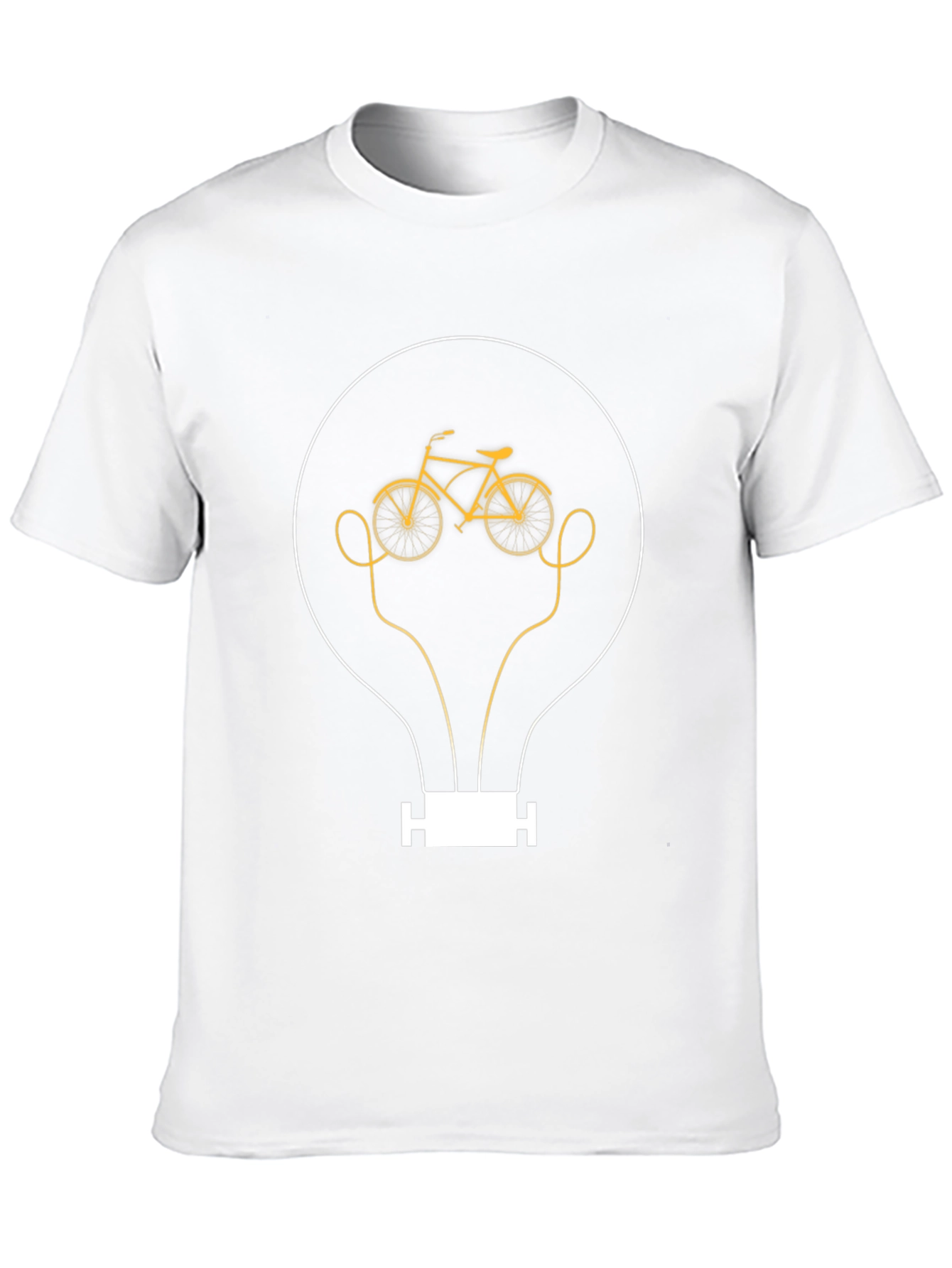 Black Bike Bulb Graphic Tee - Mens Black T-Shirt view 10