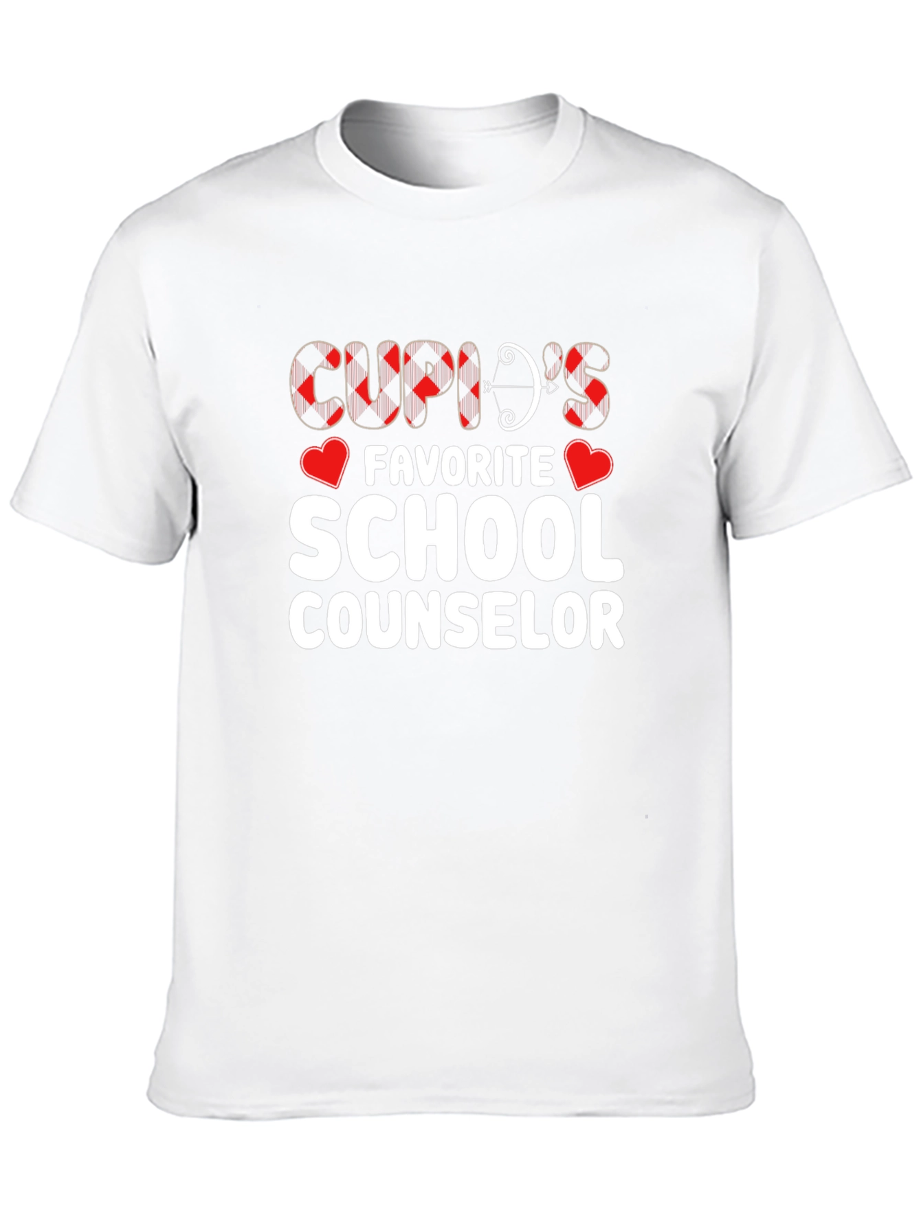 Black Cupid's Favorite School Counselor T-Shirt view 10