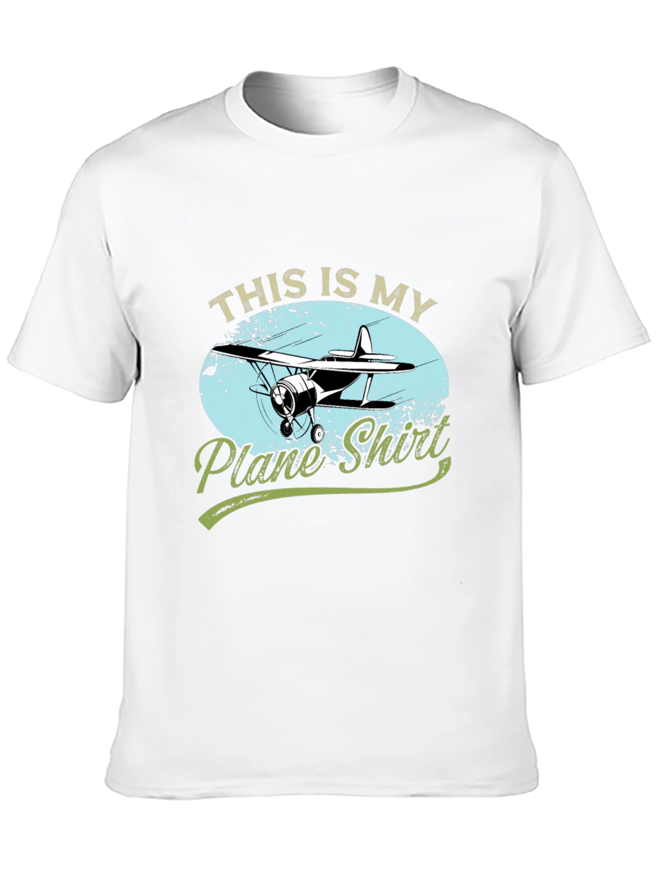 Black This Is My Plane Shirt - Aviation T-Shirt view 10