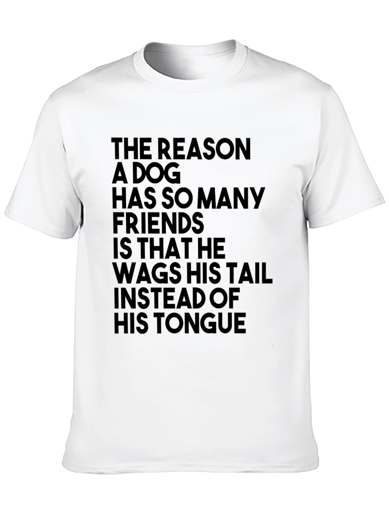 Black Dog Lover T-Shirt: Wag Your Tail, Not Your Tongue! view 10