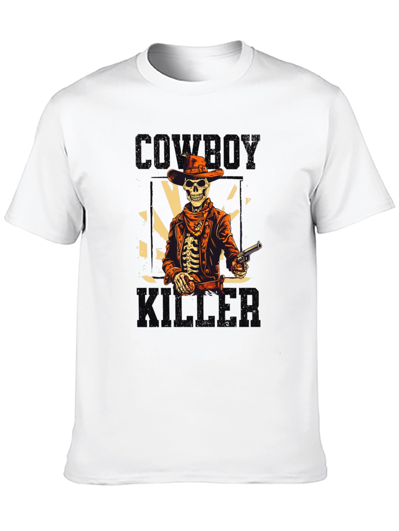 Black Cowboy Killer Graphic T-Shirt view 10