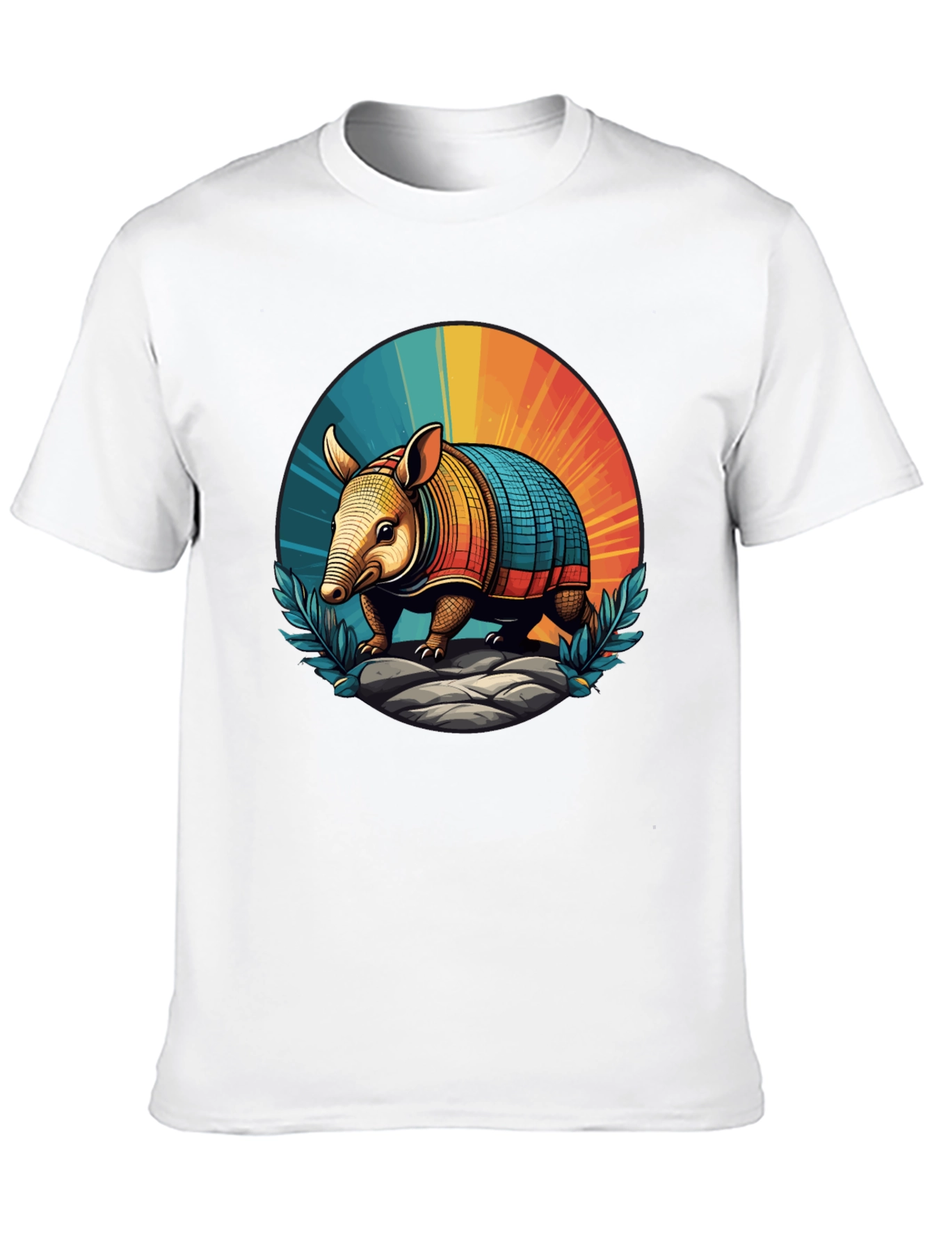 Black Armadillo Graphic Tee - Retro Style Comfort view 10