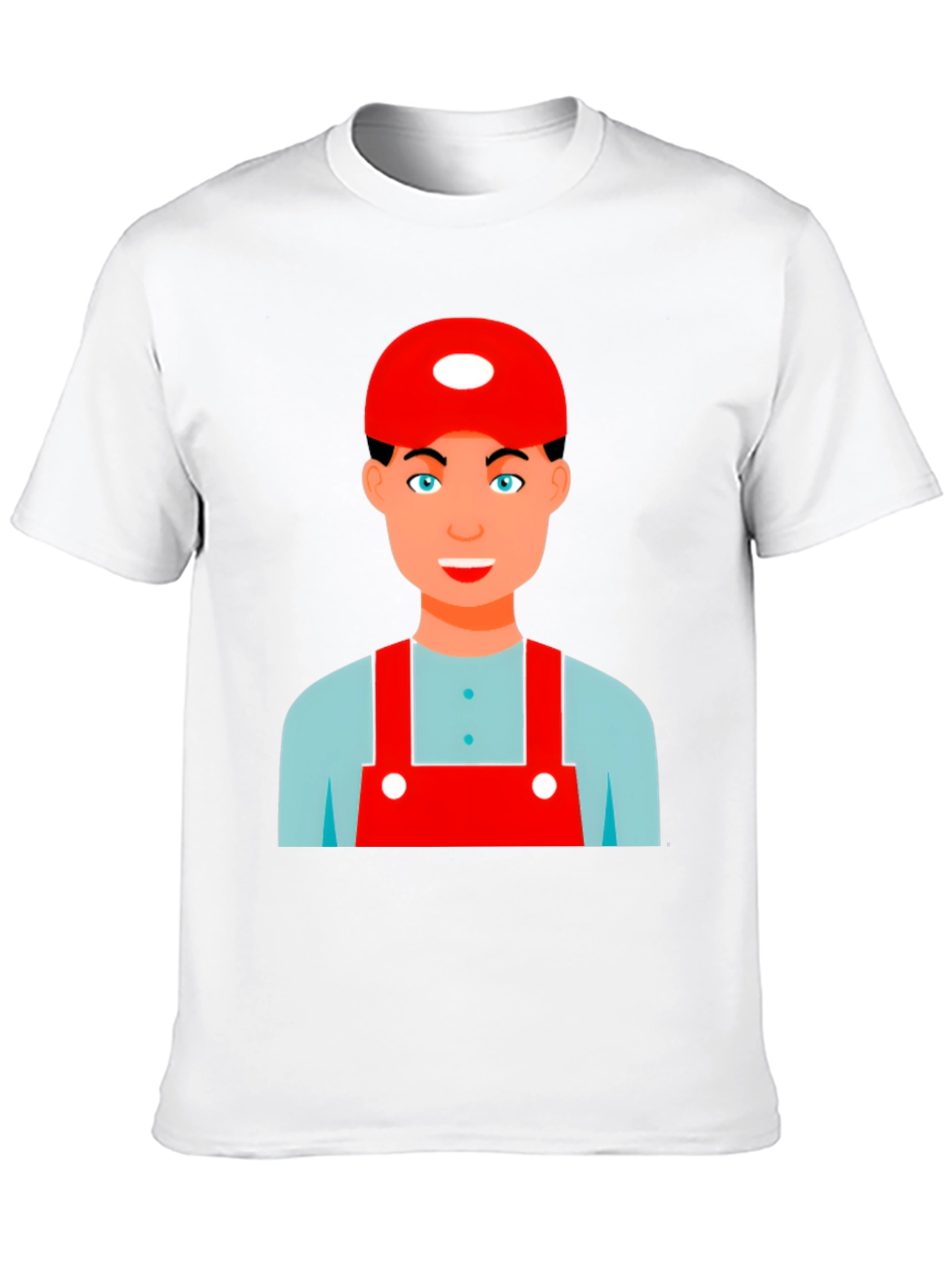 Black Cartoon Character Graphic Tee - Black Cotton Blend Shirt view 10