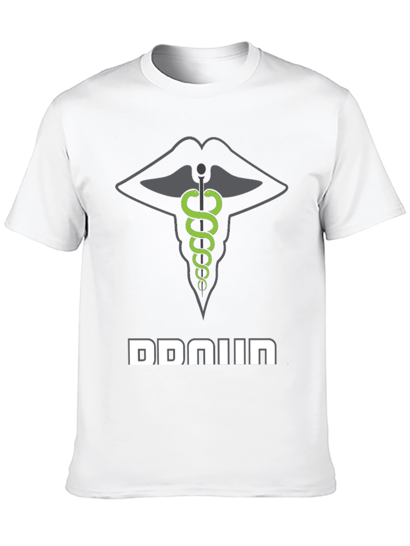 Black Medical Lips Graphic T-Shirt - Unique Design view 10