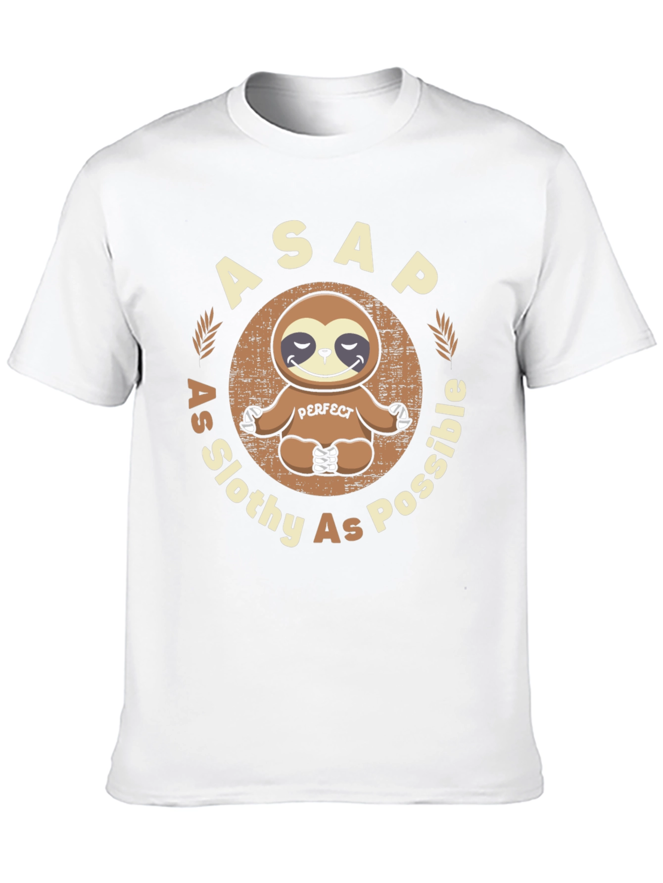 Black ASAP As Slothy As Possible T-Shirt view 10