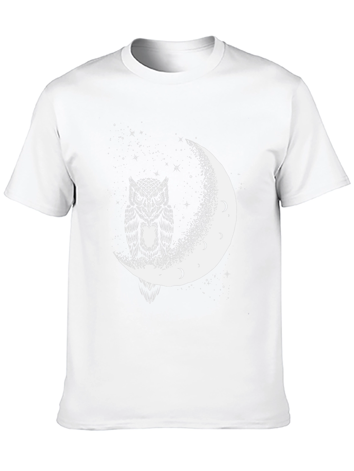 Black Owl Moon Black T-Shirt view 10