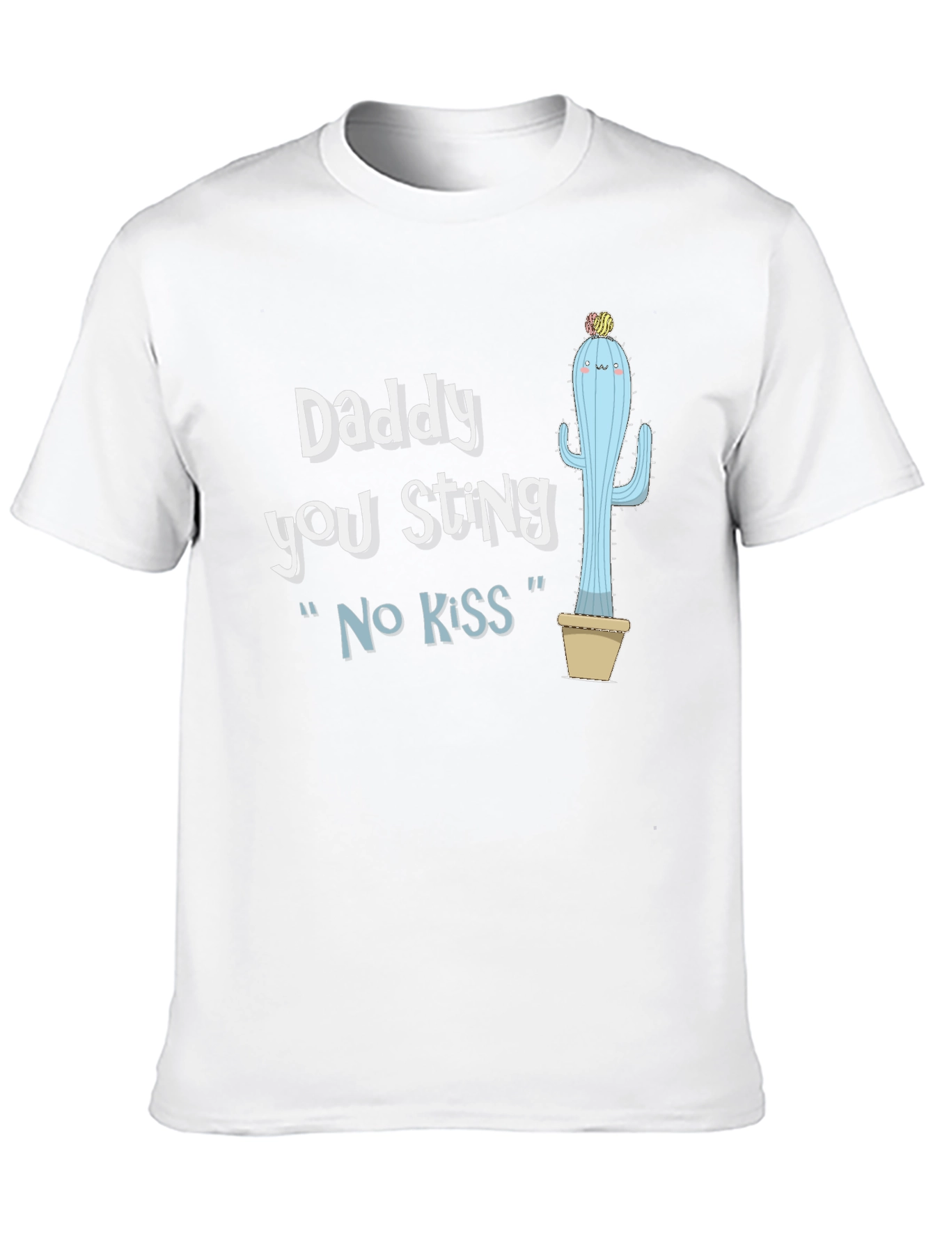 Black Daddy You Sting T-Shirt - Funny Cactus Graphic Tee view 10