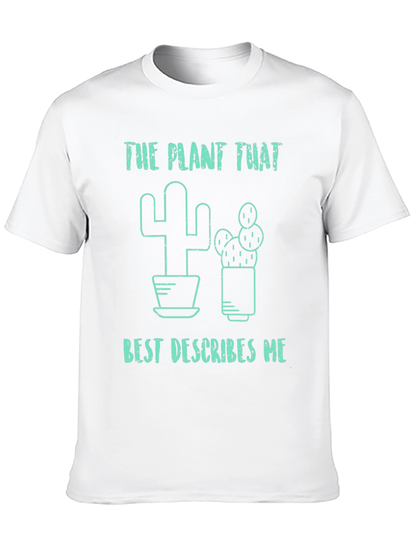 Black Cactus Graphic Tee - The Plant That Best Describes Me view 10