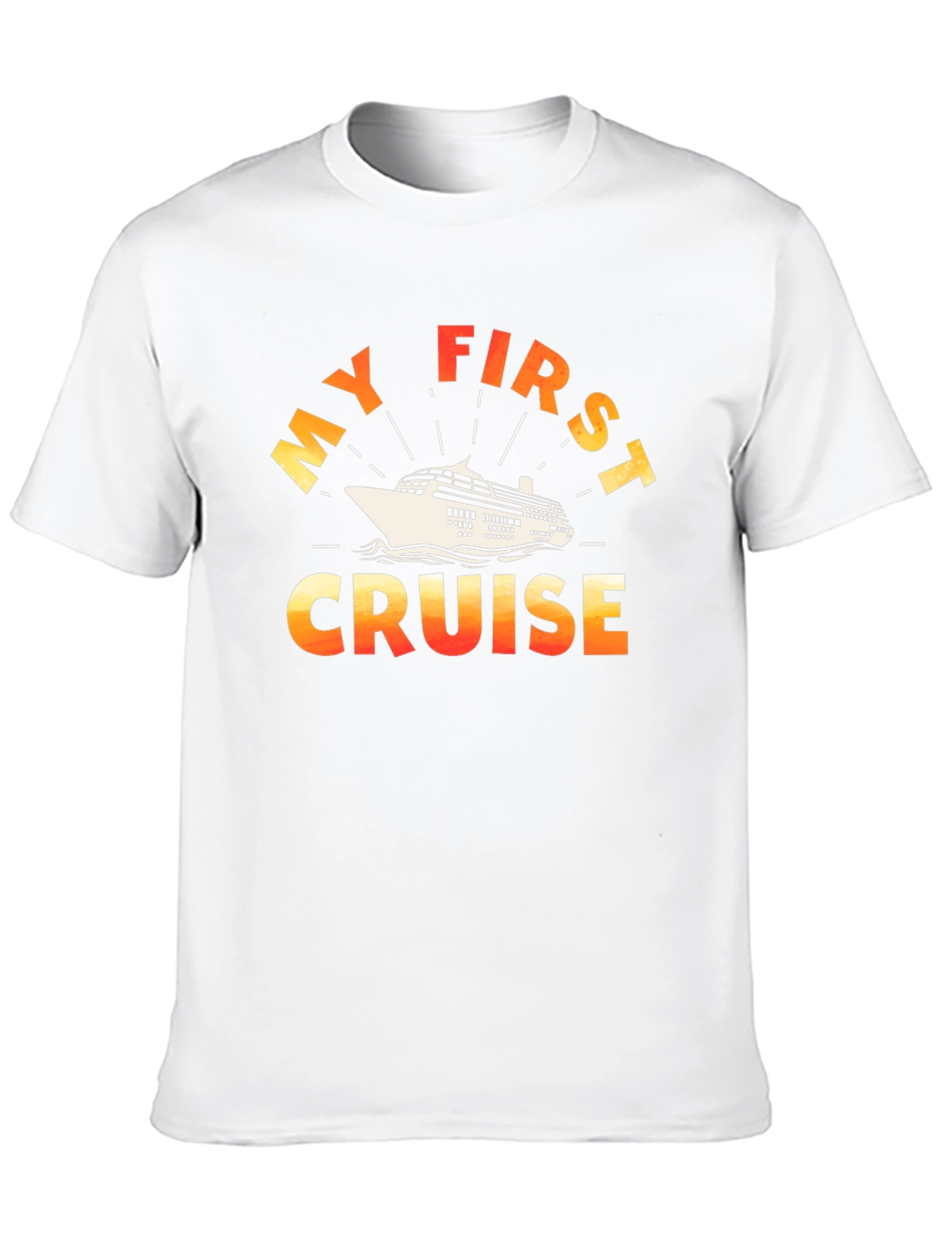 Black My First Cruise Graphic T-Shirt - Vacation Souvenir view 10