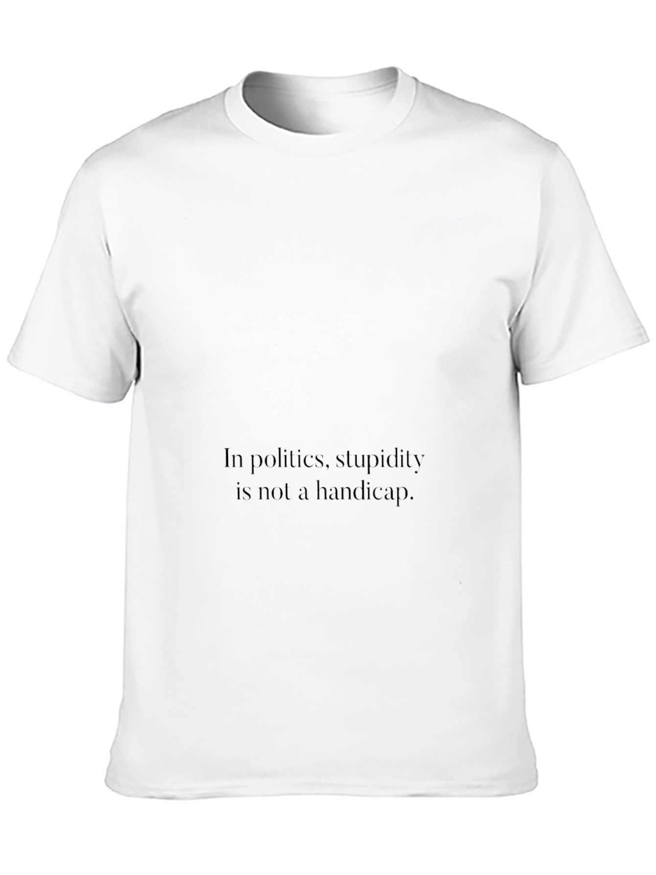 Black Political Humor T-Shirt - "Stupidity" Slogan view 10