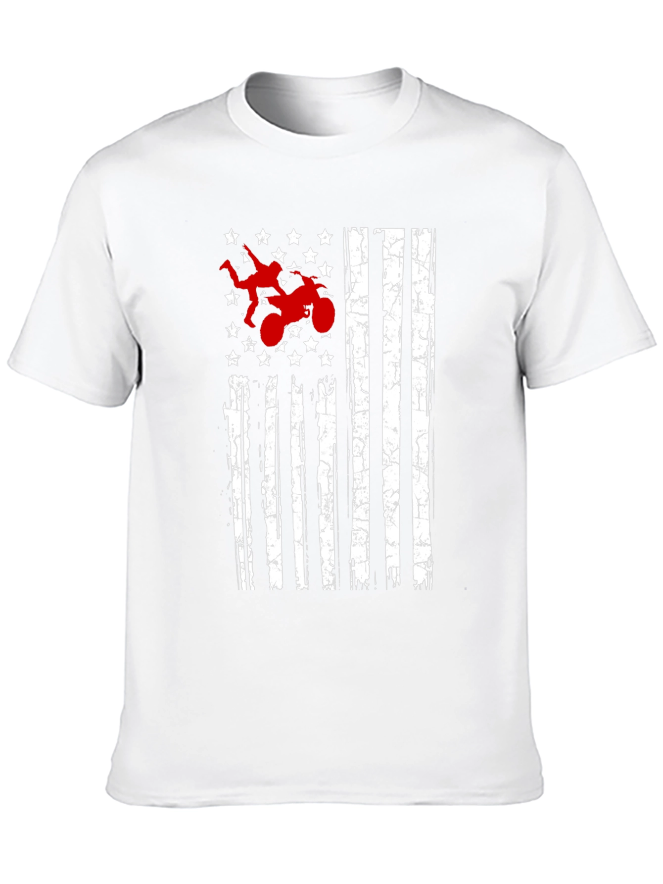American Flag Motocross T-Shirt - 10