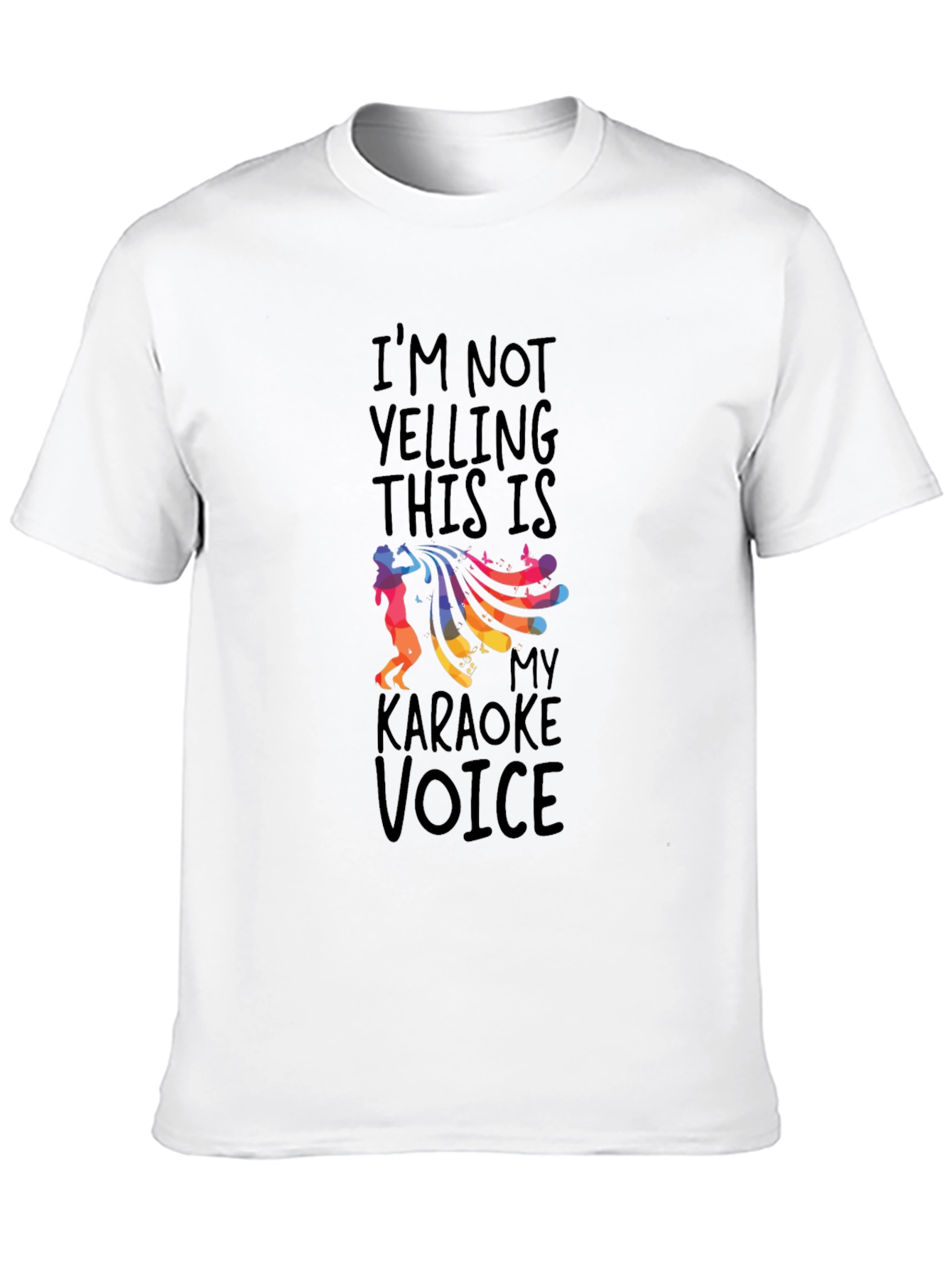 Black Karaoke Voice Graphic Tee - Black view 10