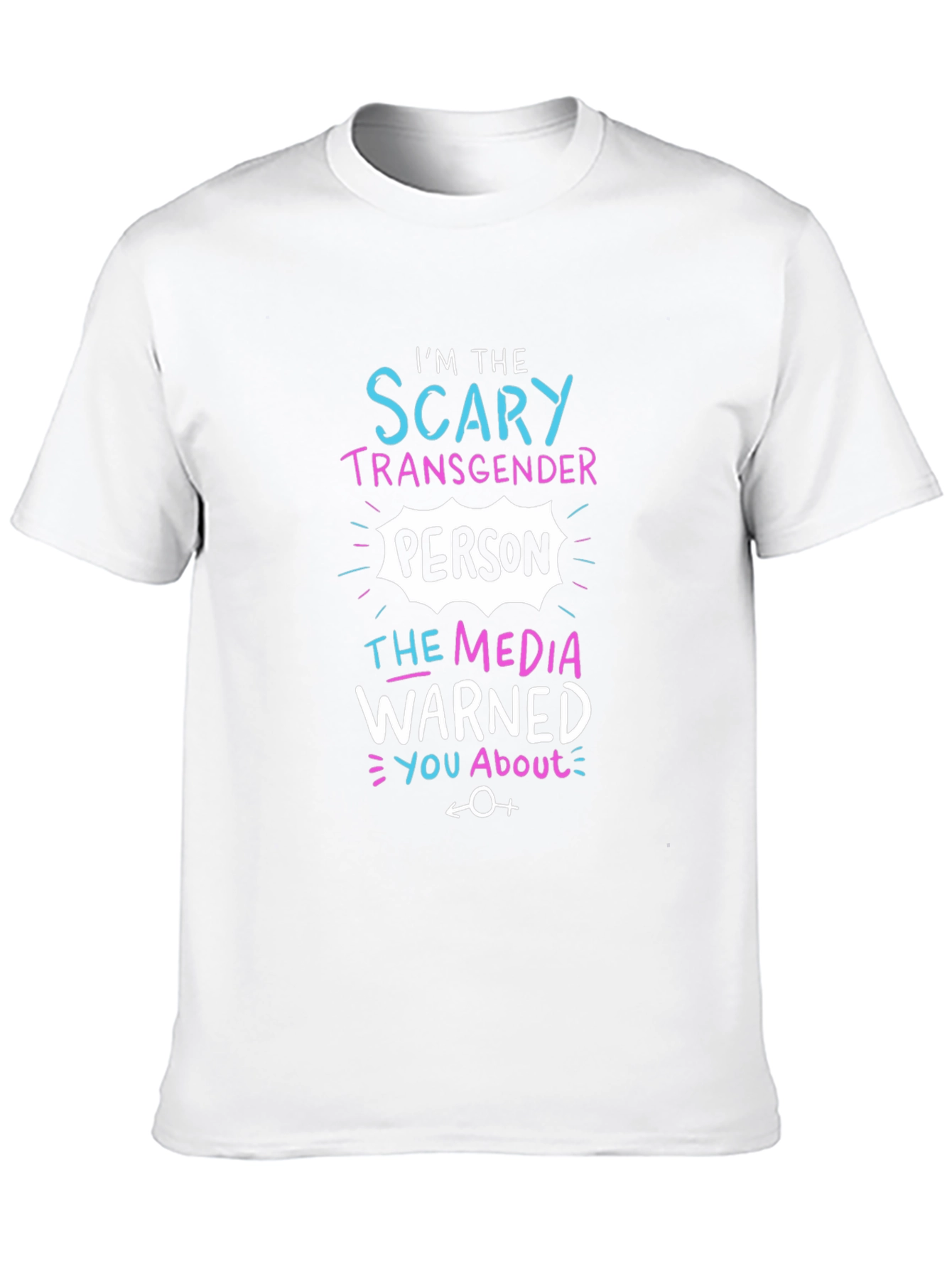 Black Scary Transgender Person Black T-Shirt view 10