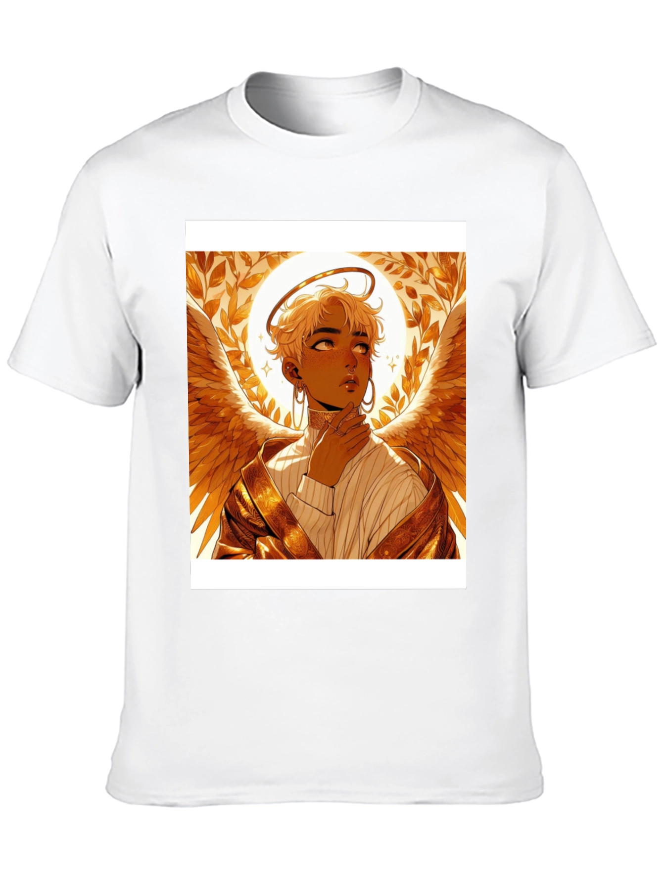 Black Angel Wings Graphic Tee - Stylish Cotton Comfort view 10