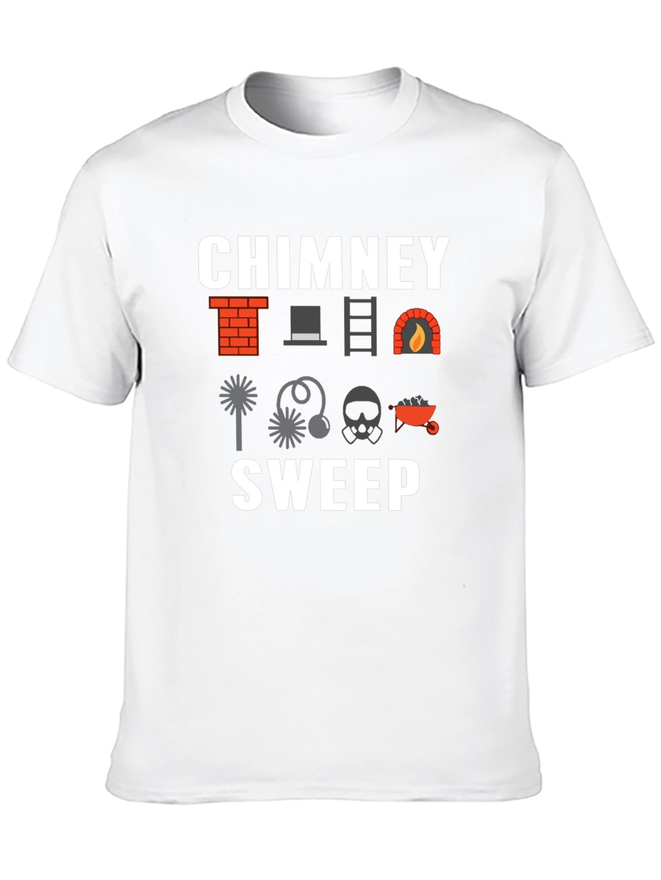 Black Chimney Sweep Graphic T-Shirt view 10