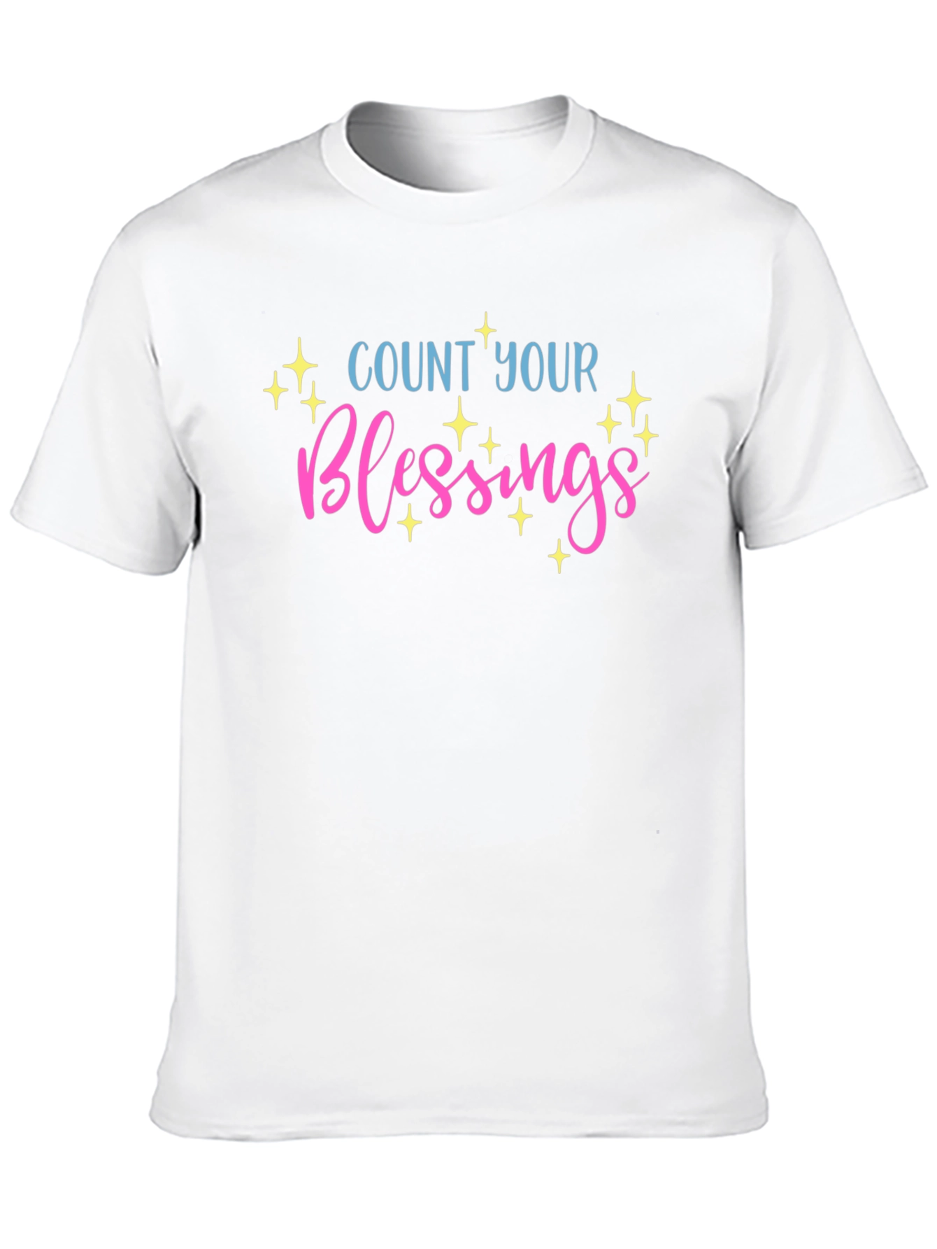 Black Count Your Blessings Graphic T-Shirt - Black view 10