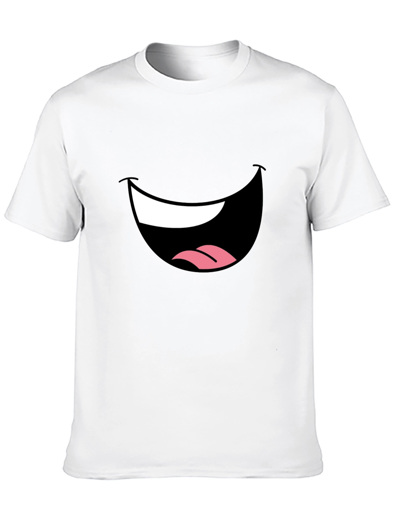 Black Funny Face Graphic Black T-Shirt view 10