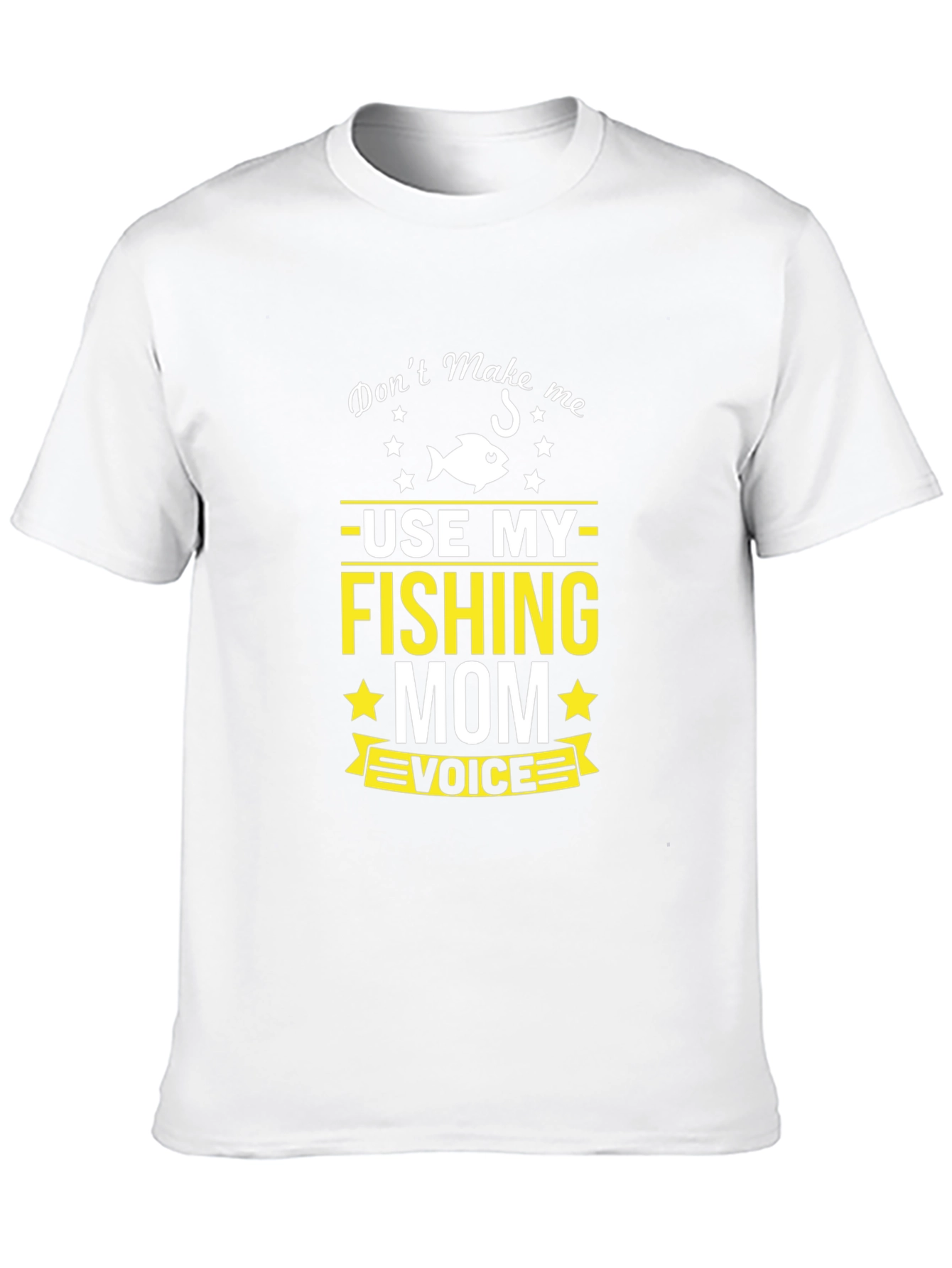 Black Funny Fishing Mom T-Shirt view 10