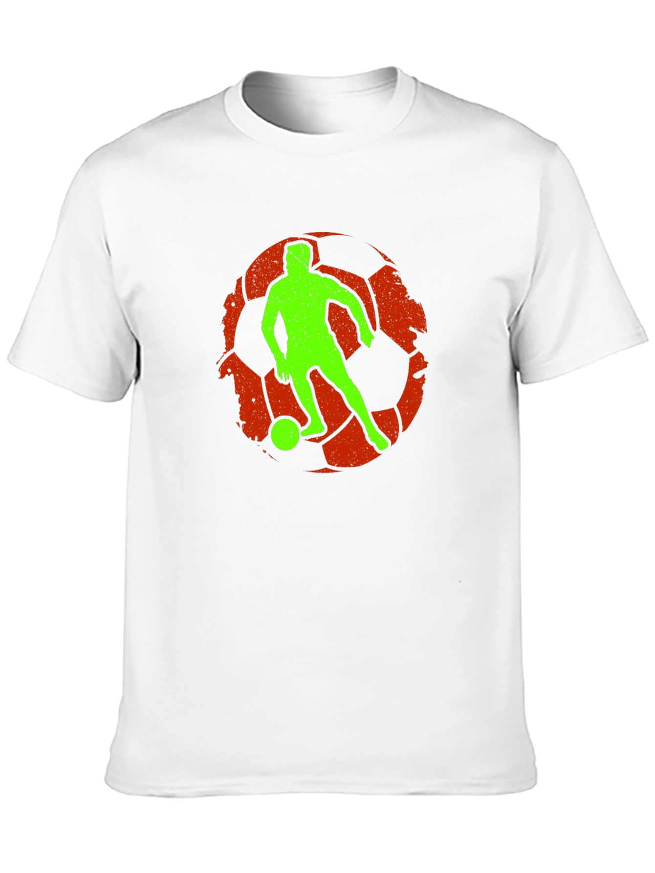 Black Soccer Player Graphic Tee view 10