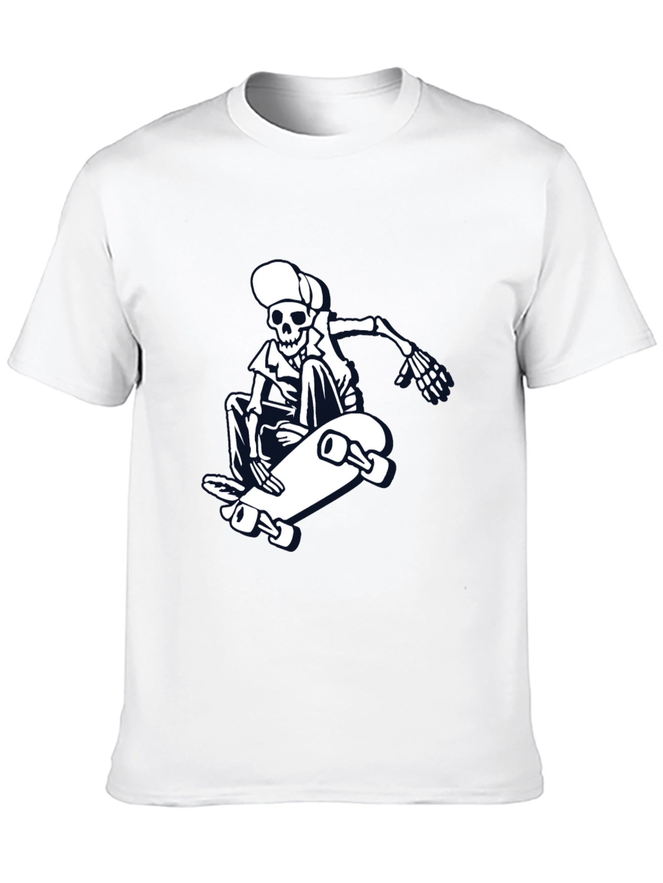Skateboarding Skeleton Graphic Tee - Cool & Casual - 10