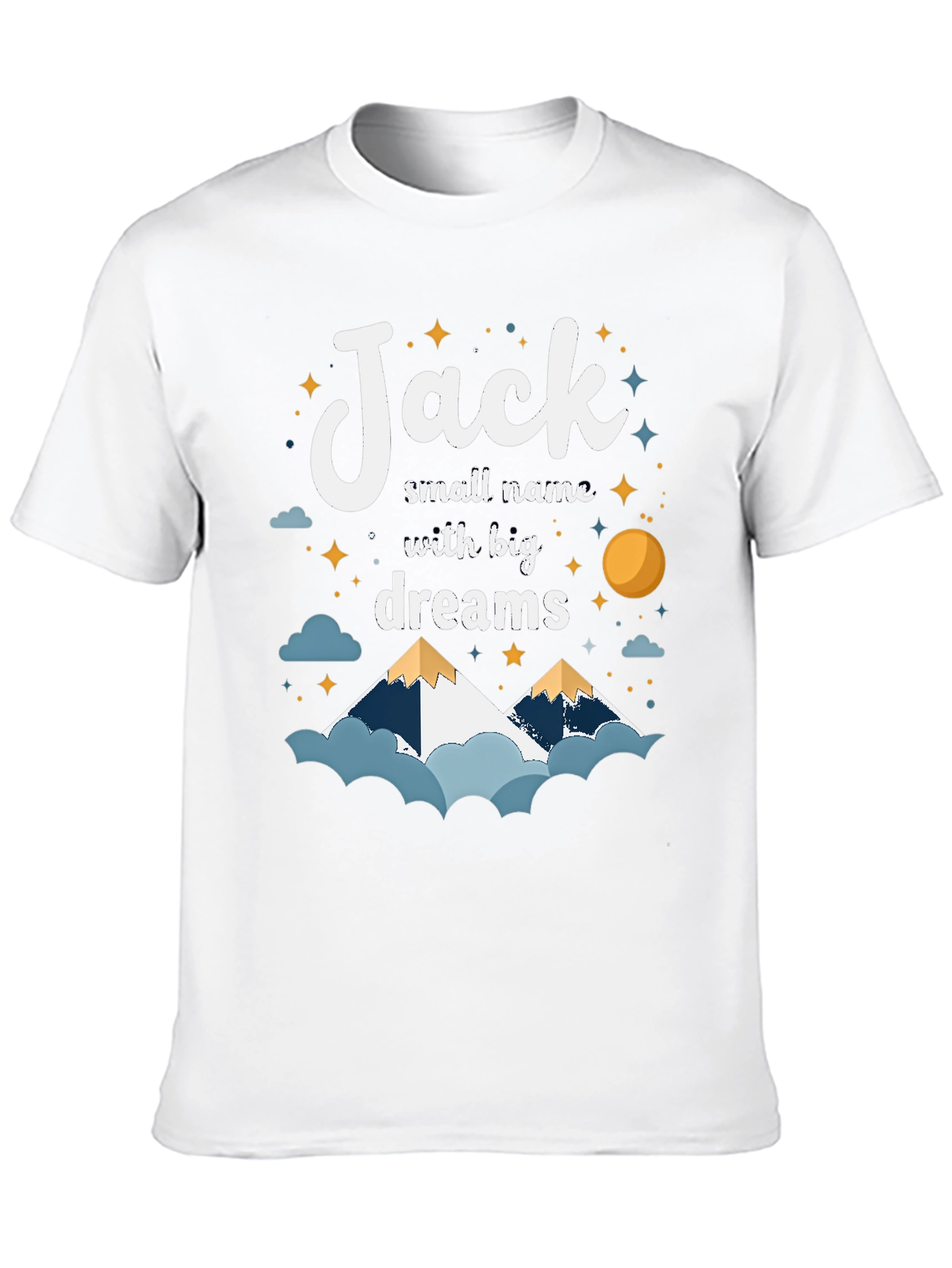 Black Jack Small Name, Big Dreams Graphic T-Shirt view 10