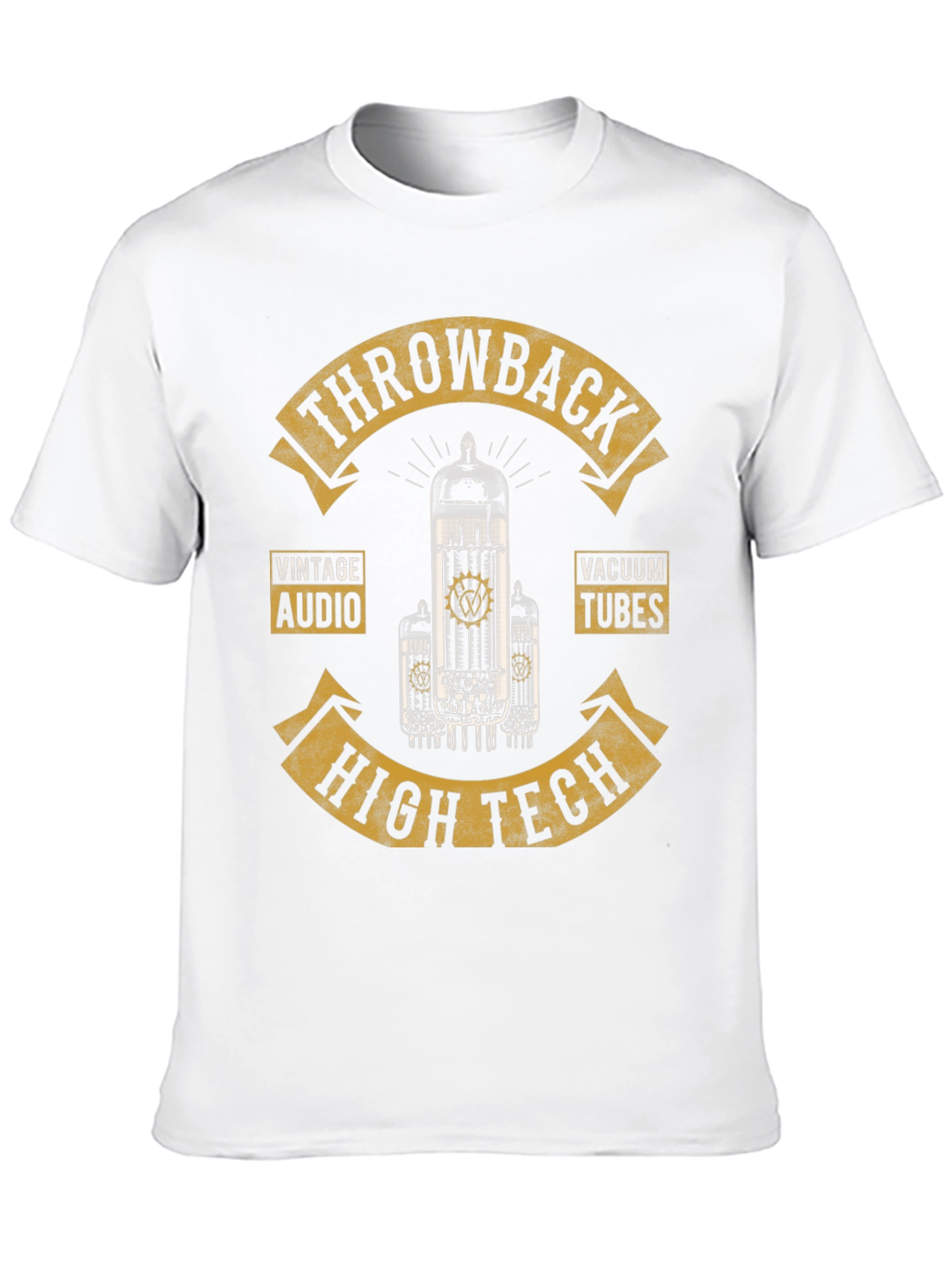 Black Retro Throwback Vacuum Tube T-Shirt view 10