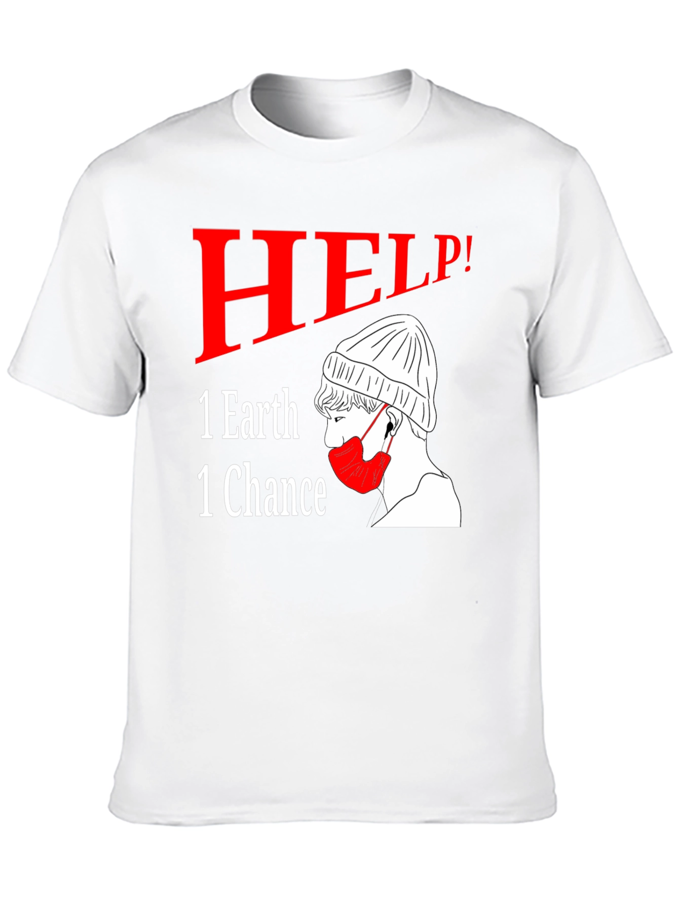 Black One Earth One Chance Graphic Tee view 10